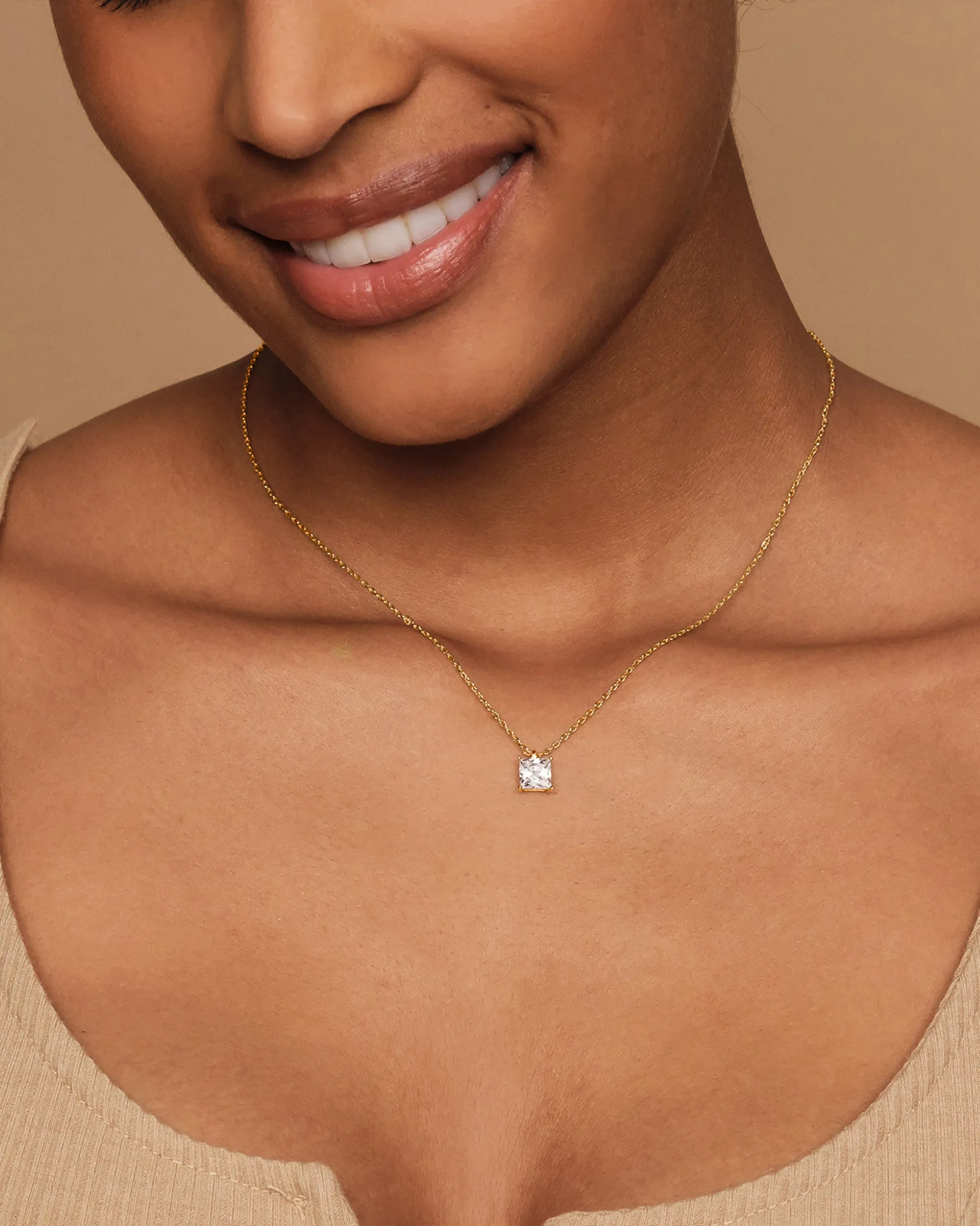 Princess Cut Pendant sold by PAVOI product image thumbnail 2