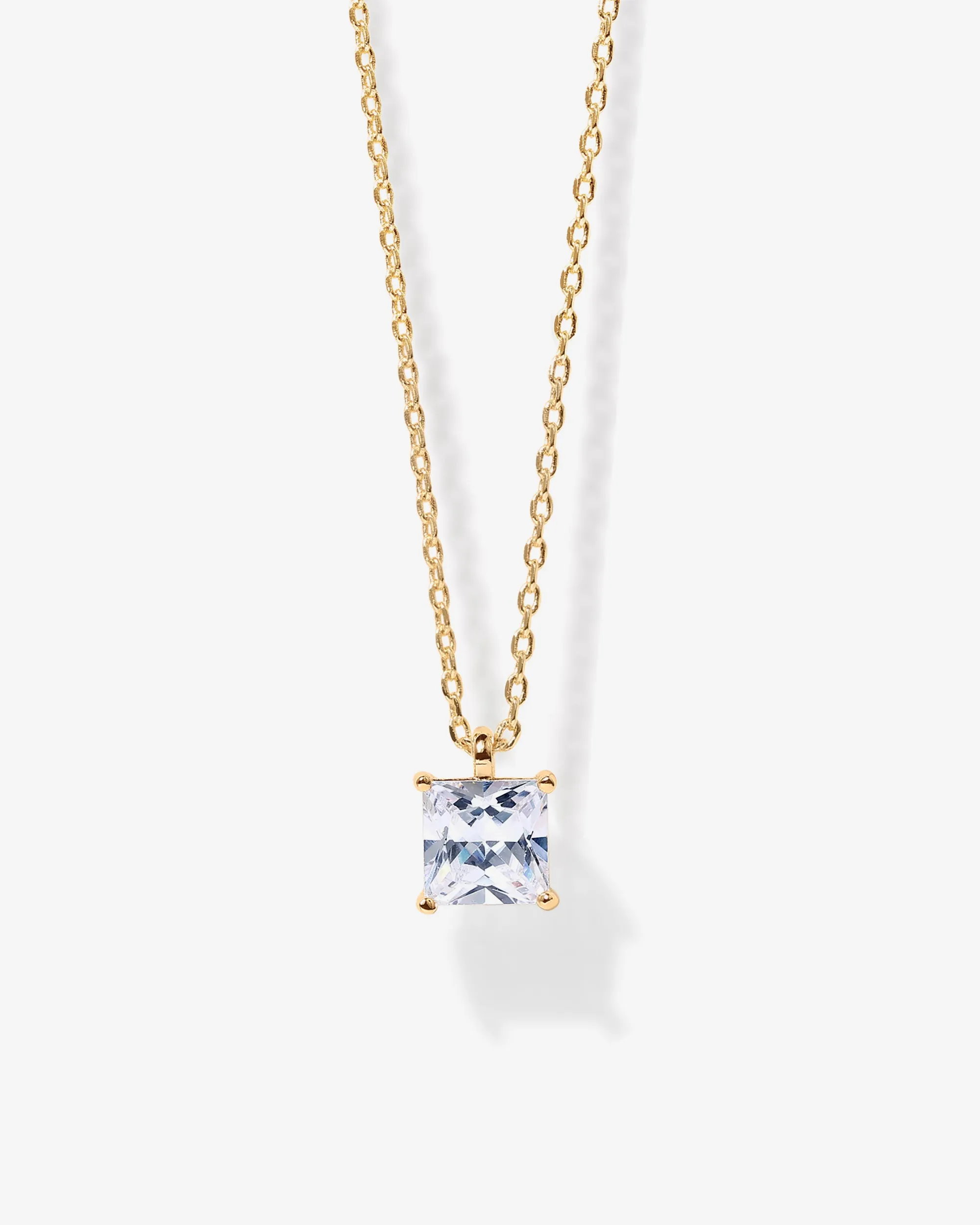Princess Cut Pendant sold by PAVOI