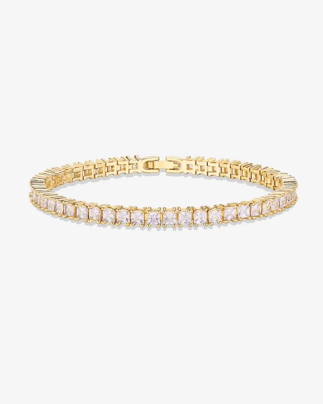 Princess Cut Tennis Bracelet sold by PAVOI
