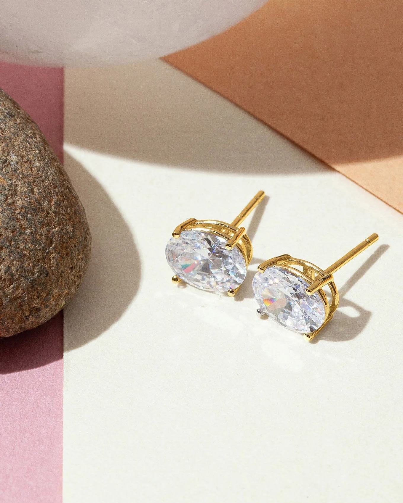 Oval Studs sold by PAVOI product image thumbnail 5