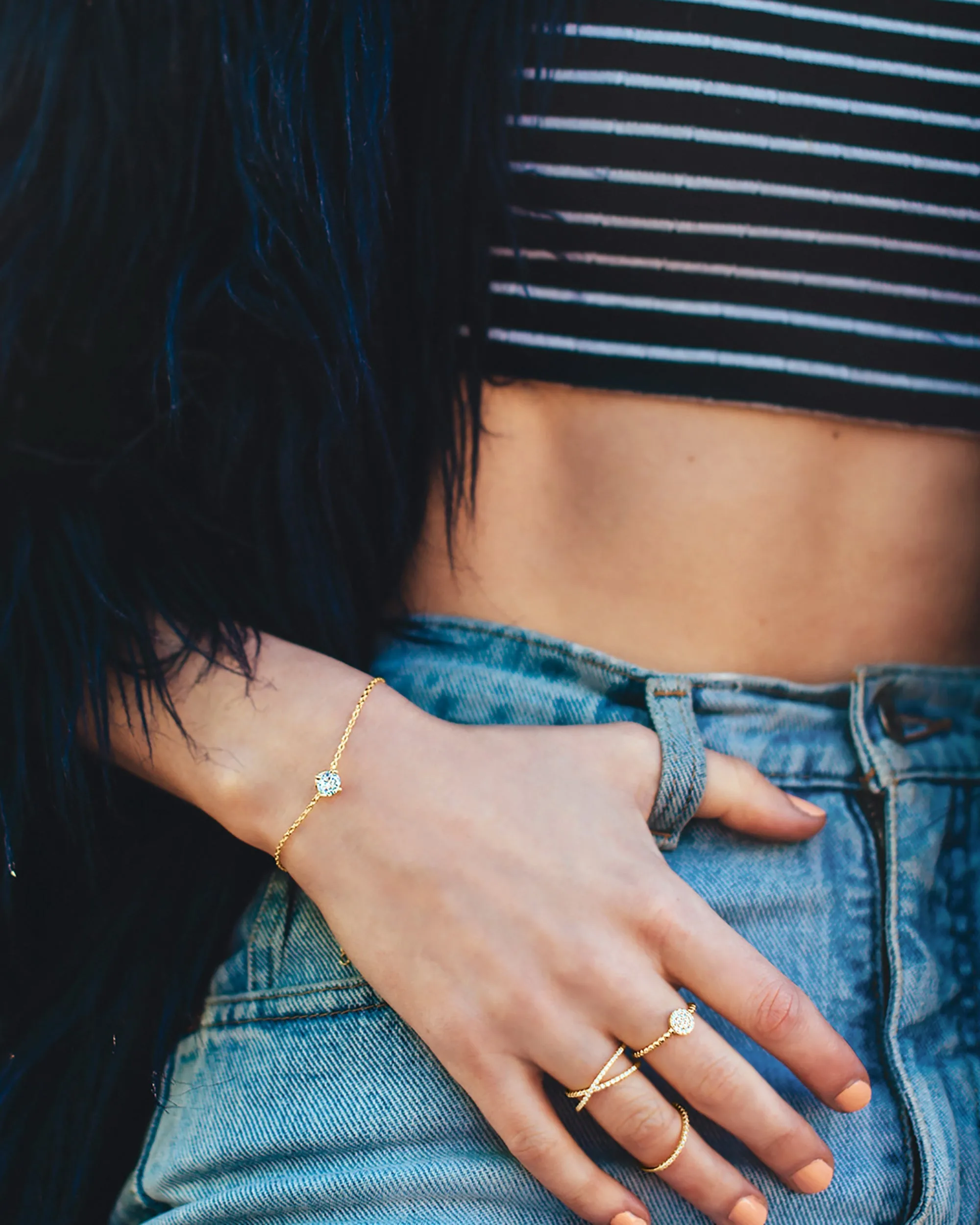 Solitaire Bracelet sold by PAVOI product image thumbnail 4