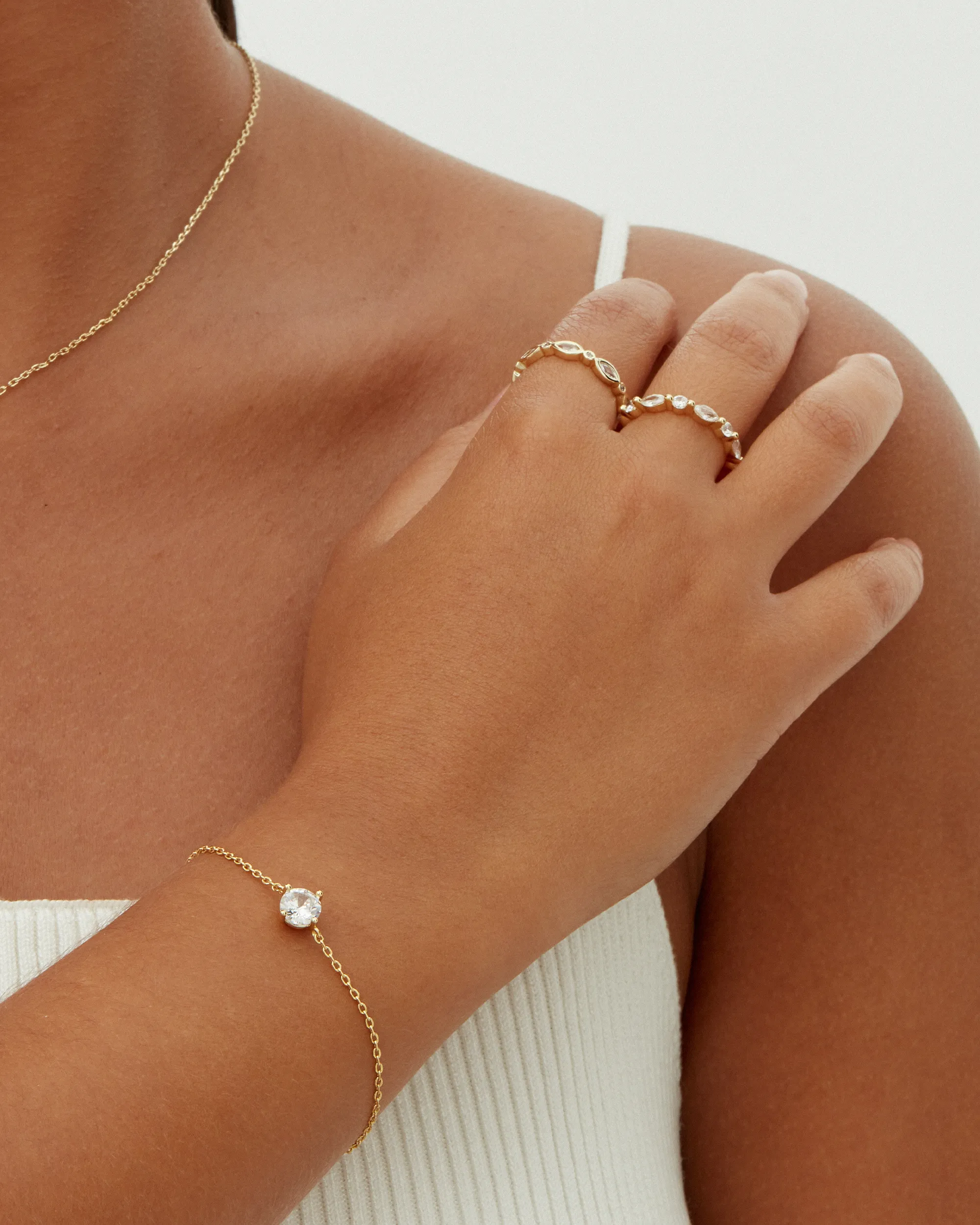 Solitaire Bracelet sold by PAVOI product image thumbnail 5
