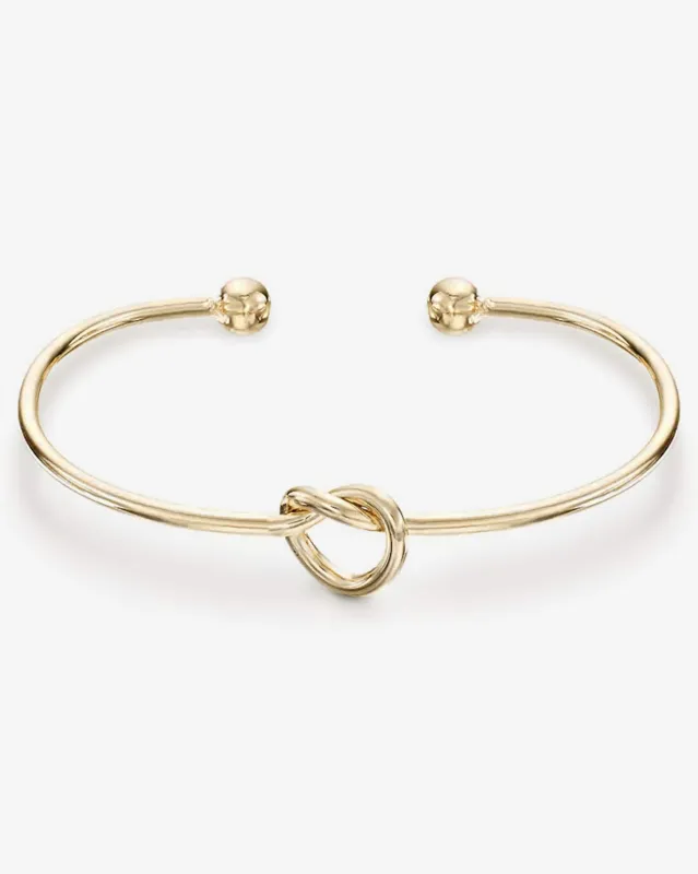 Love Knot bangle made by PAVOI