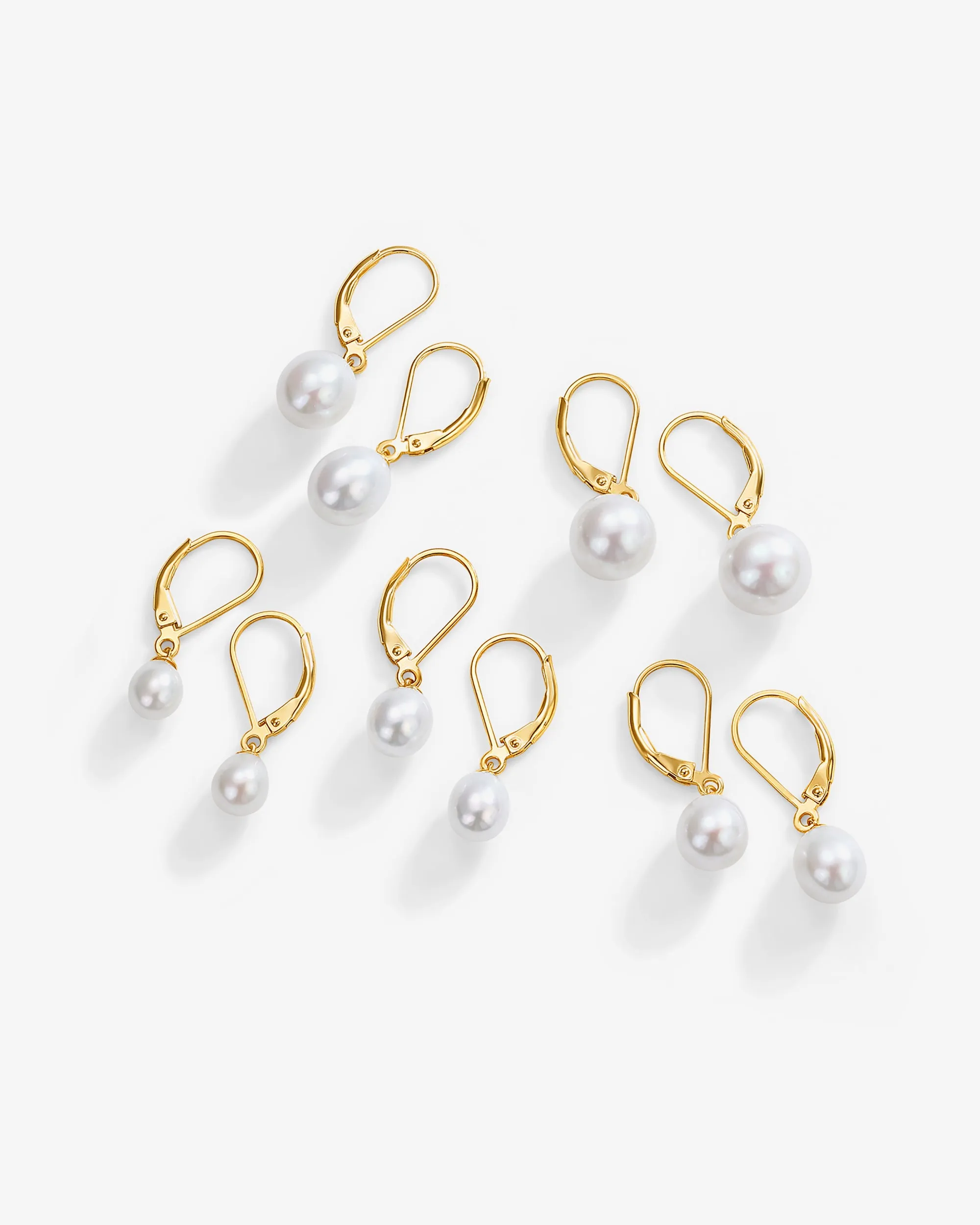 Pearl Dangle Earrings sold by PAVOI product image thumbnail 3