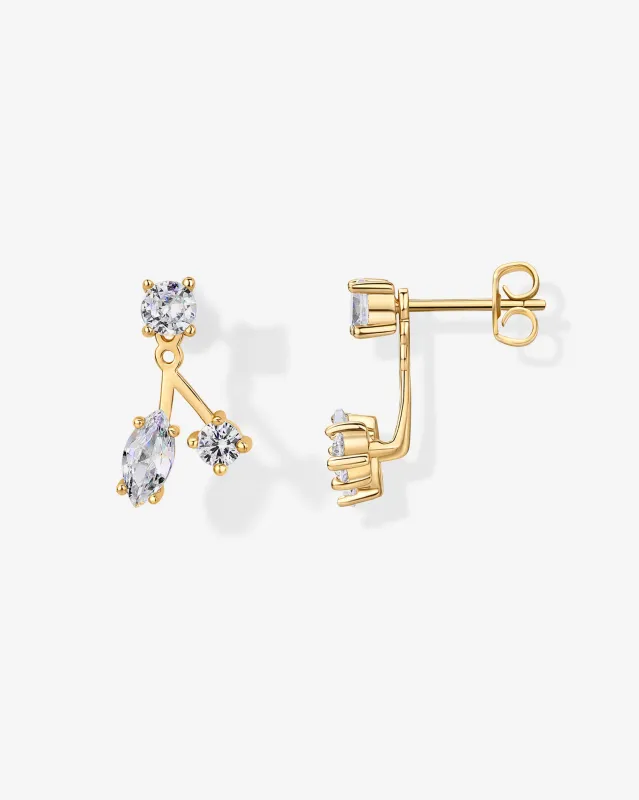 Tri Earring Jacket sold by PAVOI