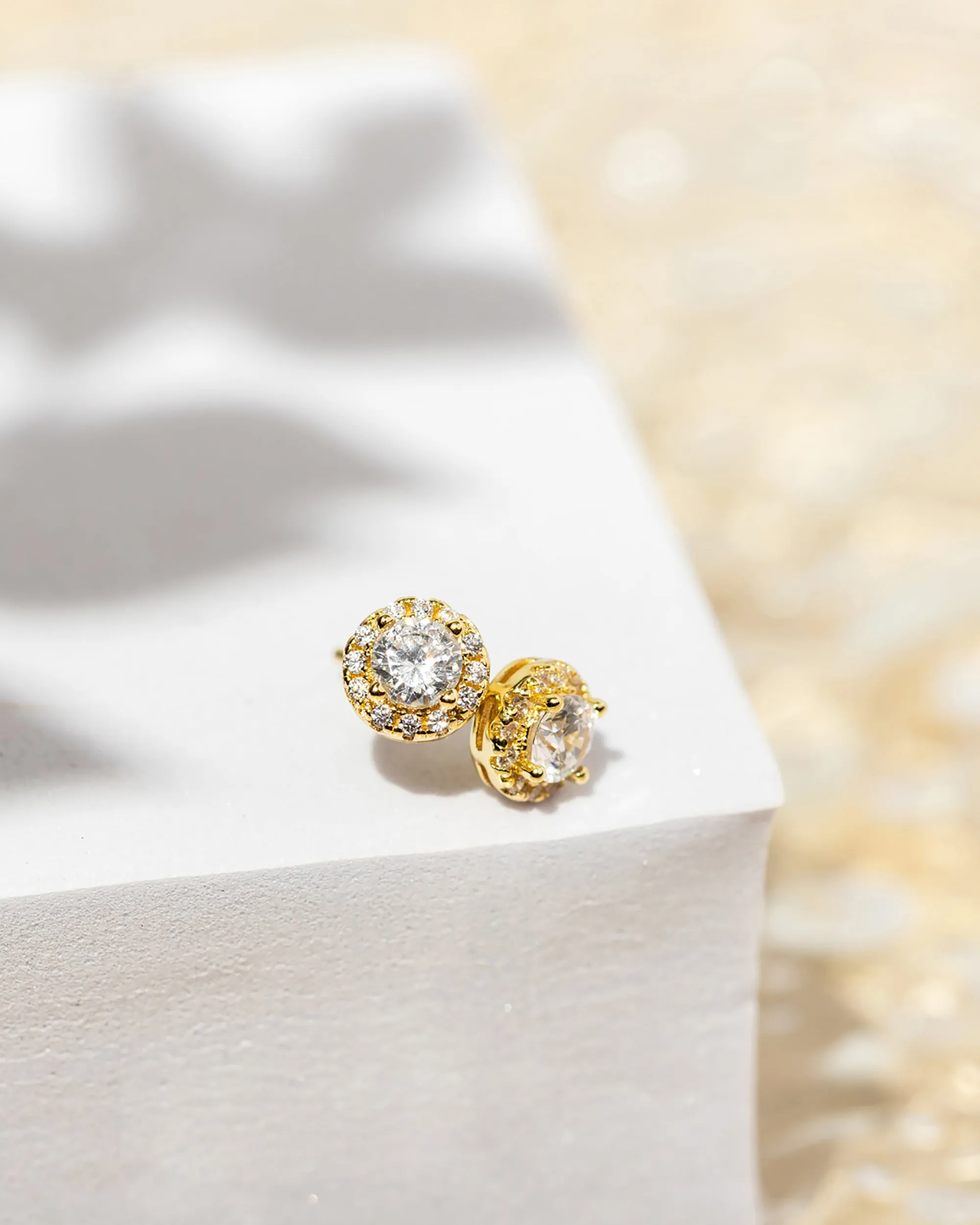 Small Halo Studs sold by PAVOI product image thumbnail 3