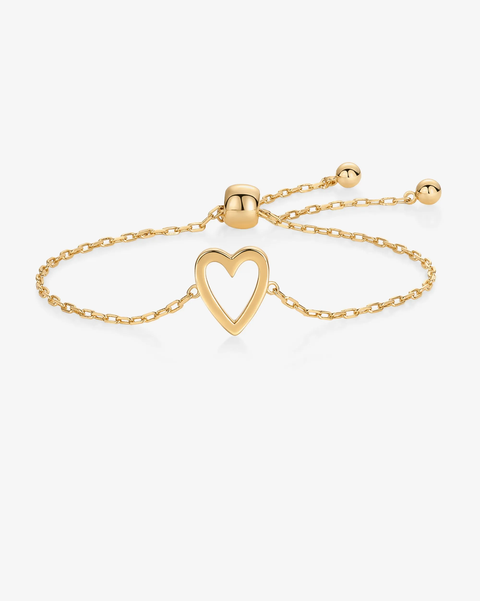 Heart Duo Charm Solitaire Bracelet sold by PAVOI product image thumbnail 5