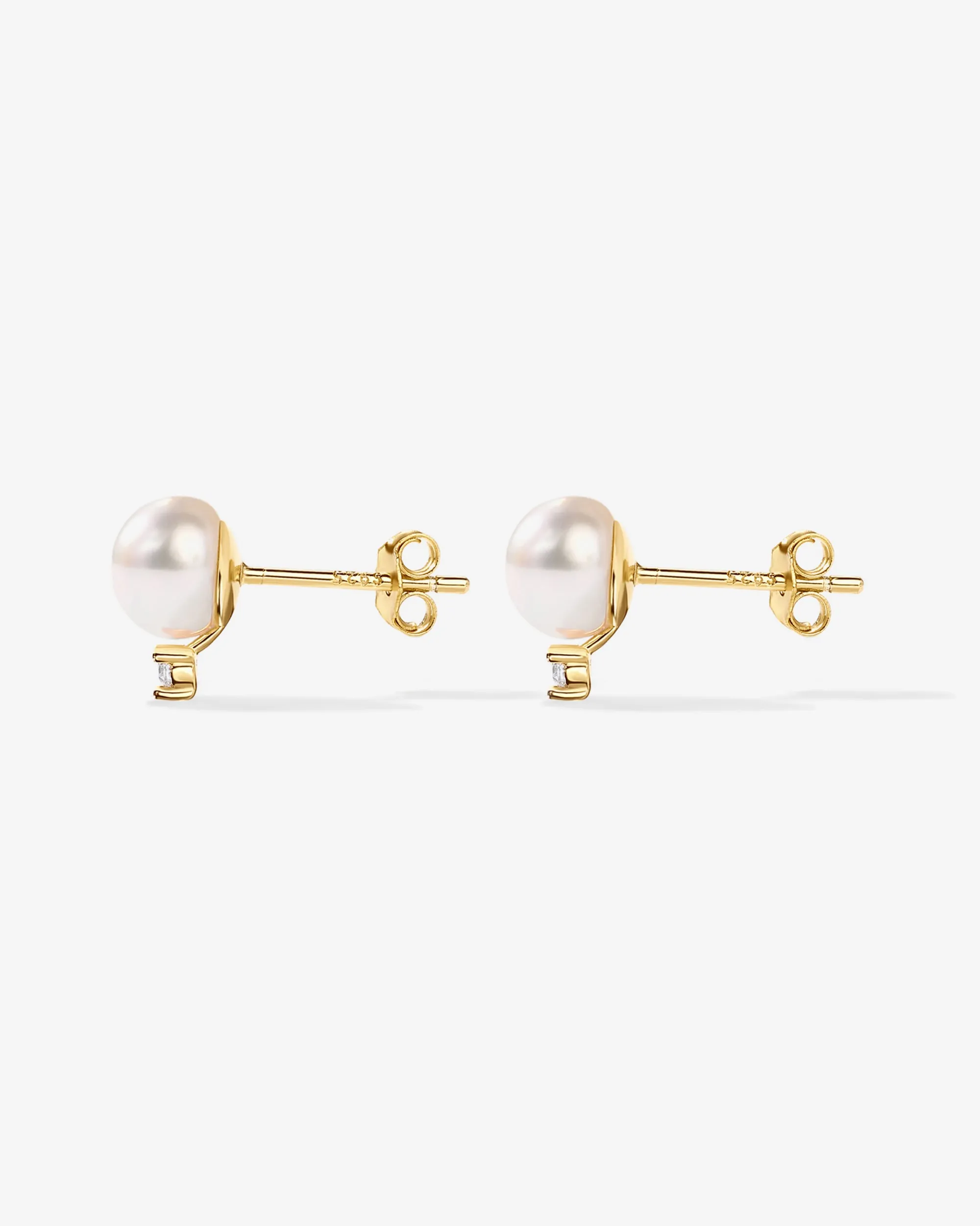 Perla Stud Earrings sold by PAVOI product image thumbnail 4