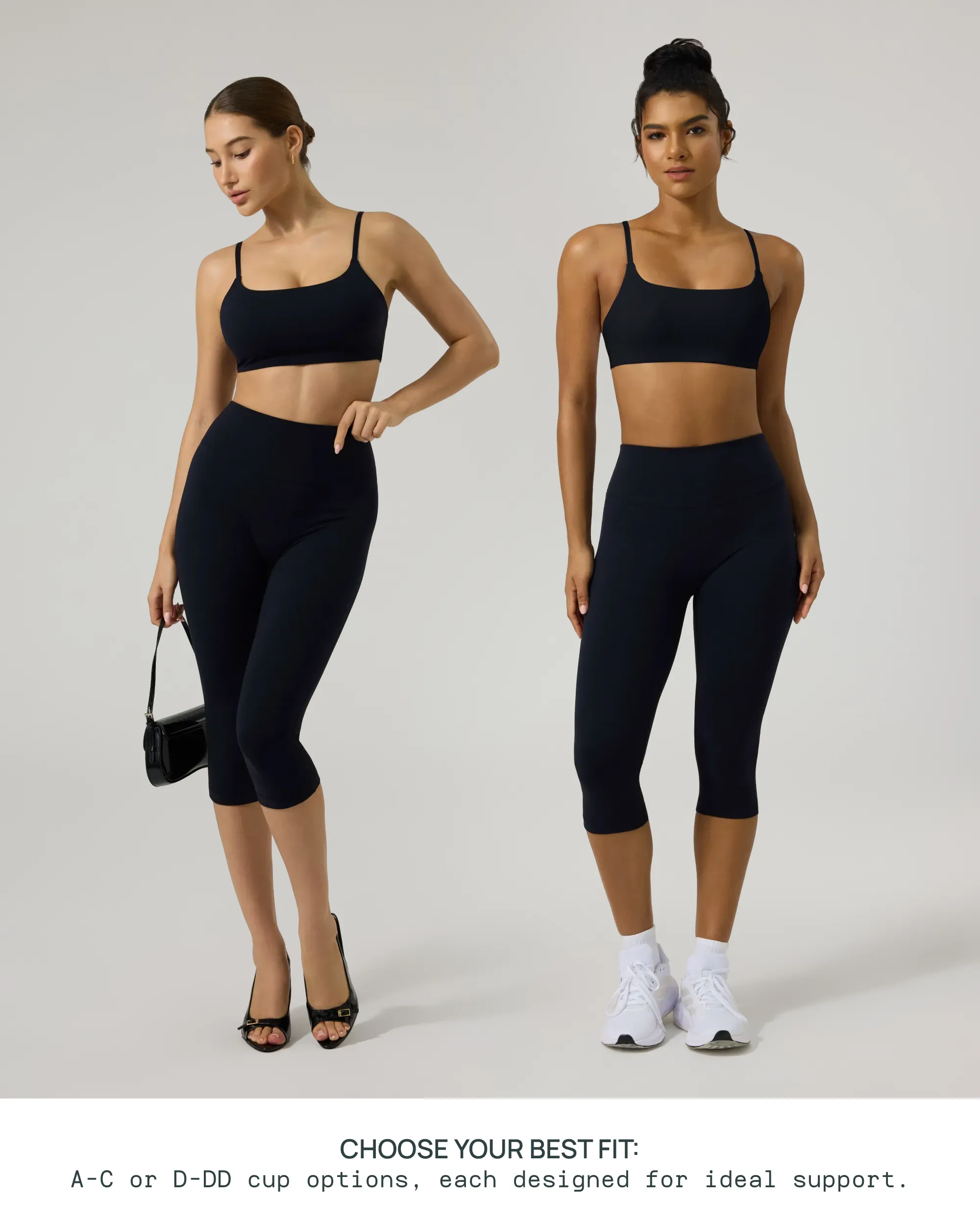 Athleisure Square Neck Low-Impact Sports Bra sold by PAVOI product image thumbnail 4