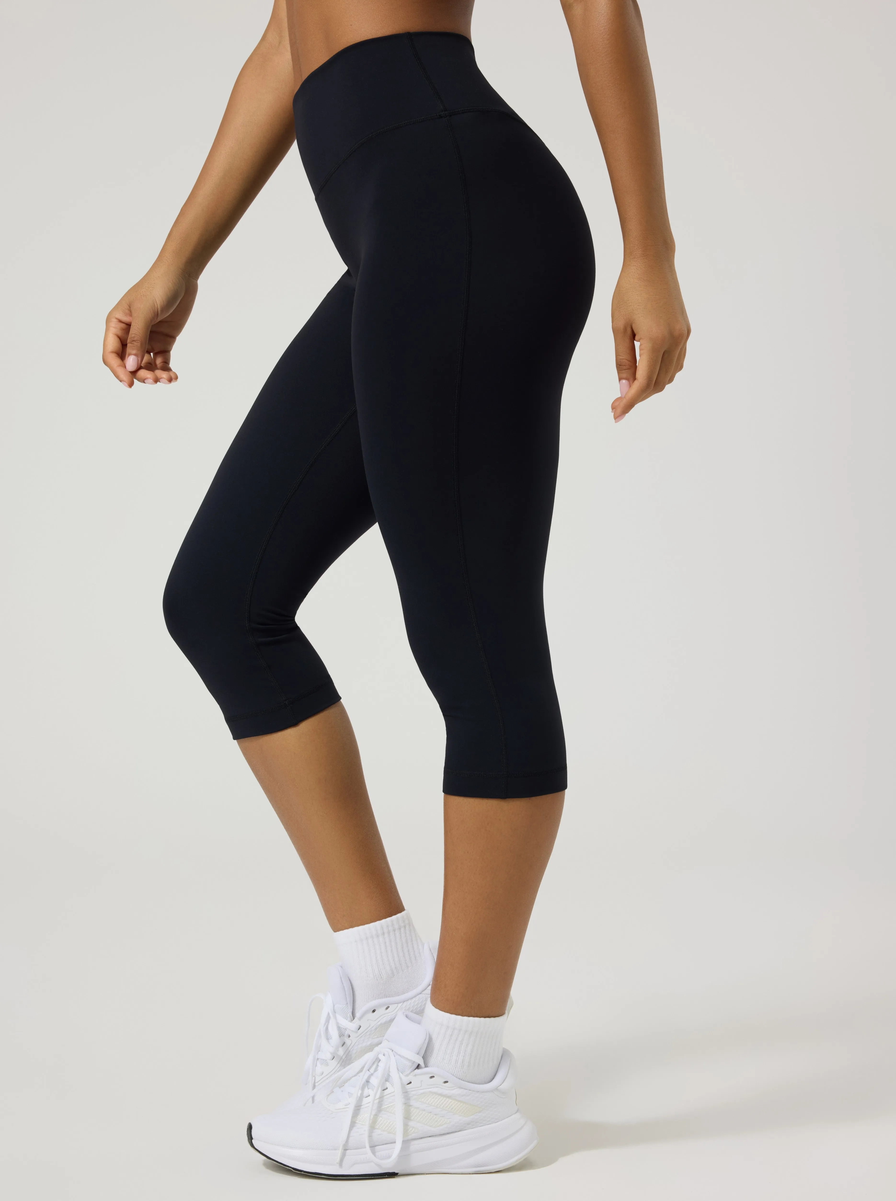 High Waisted Capri Leggings Yoga Workout Pants sold by PAVOI