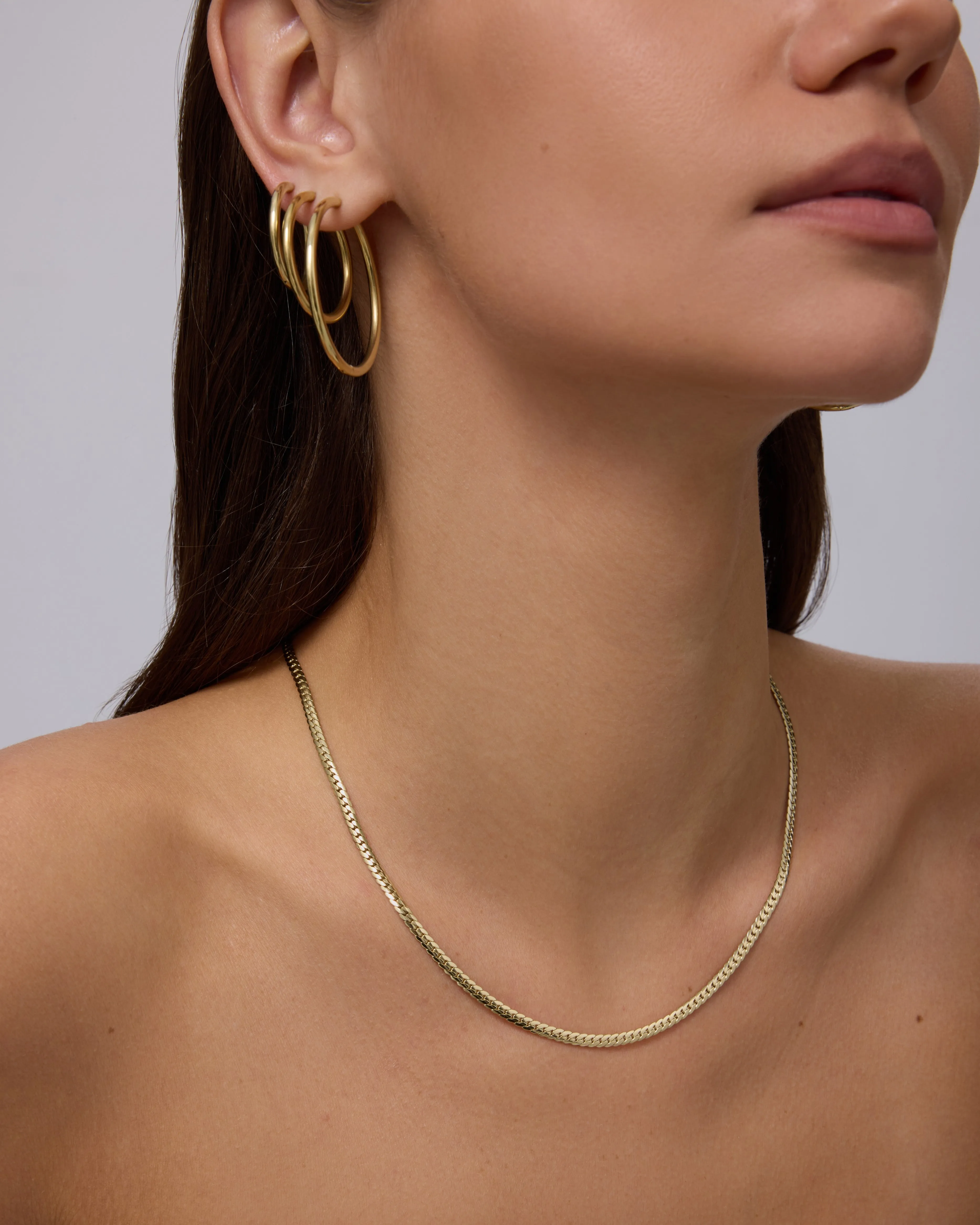 Curb Chain Necklace sold by PAVOI product image thumbnail 2