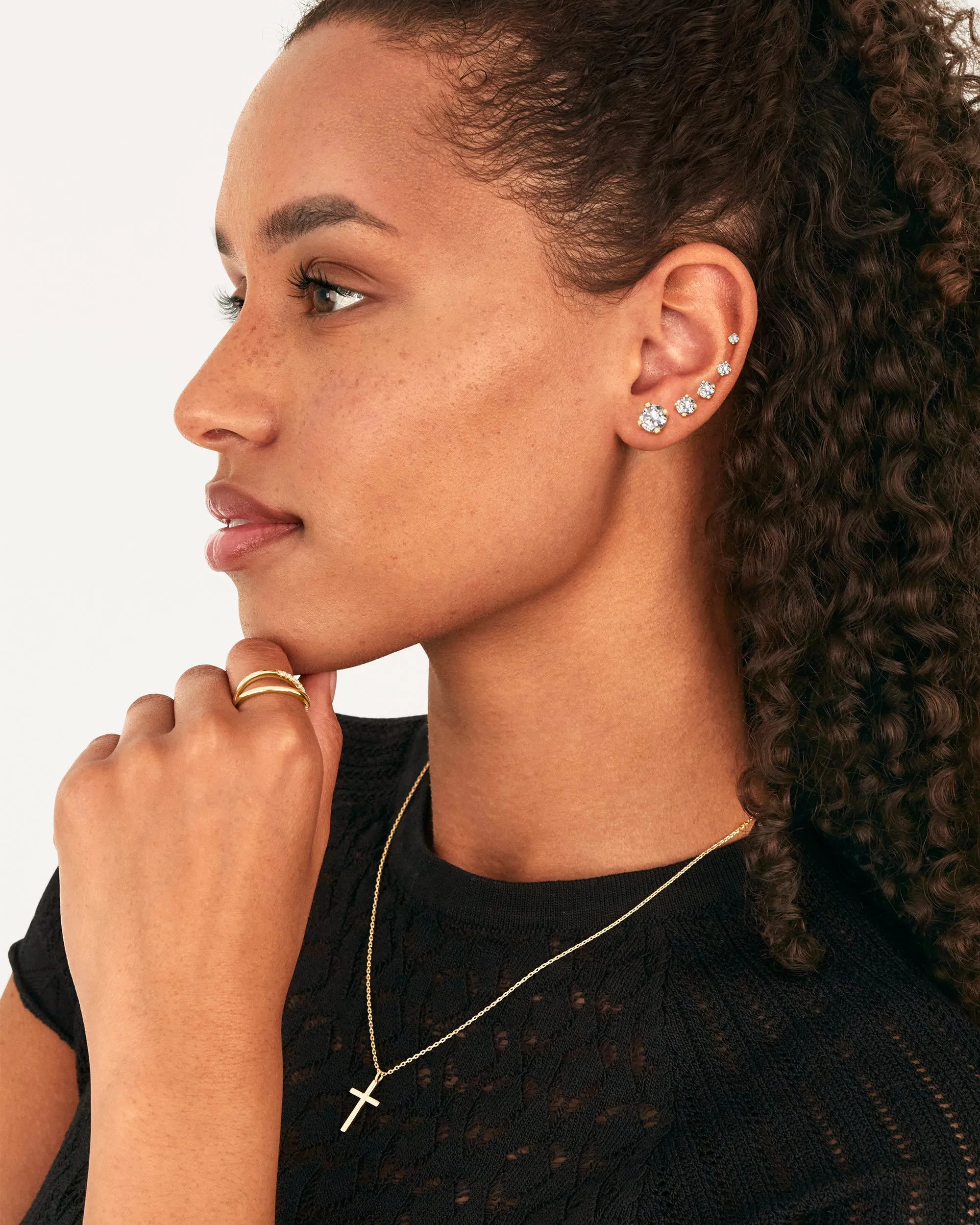 5 Pairs Stud Earring Pack sold by PAVOI product image thumbnail 2