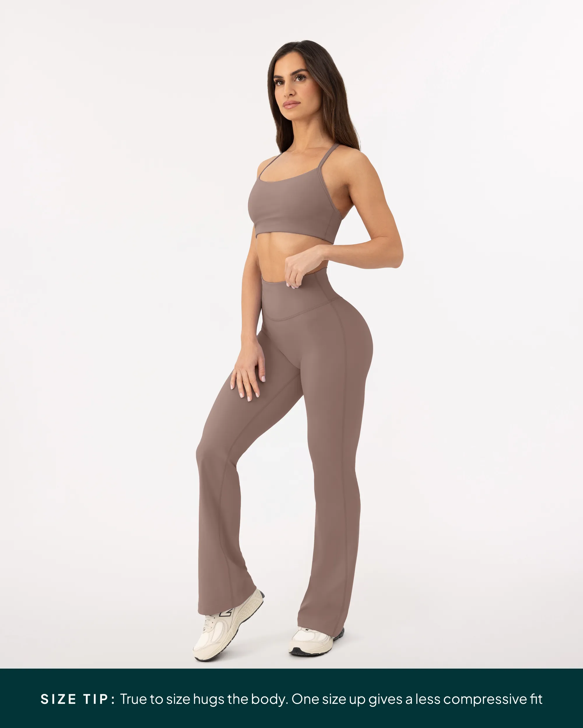 Flexflow Athleisure Full Length Flared Leggings sold by PAVOI product image thumbnail 3