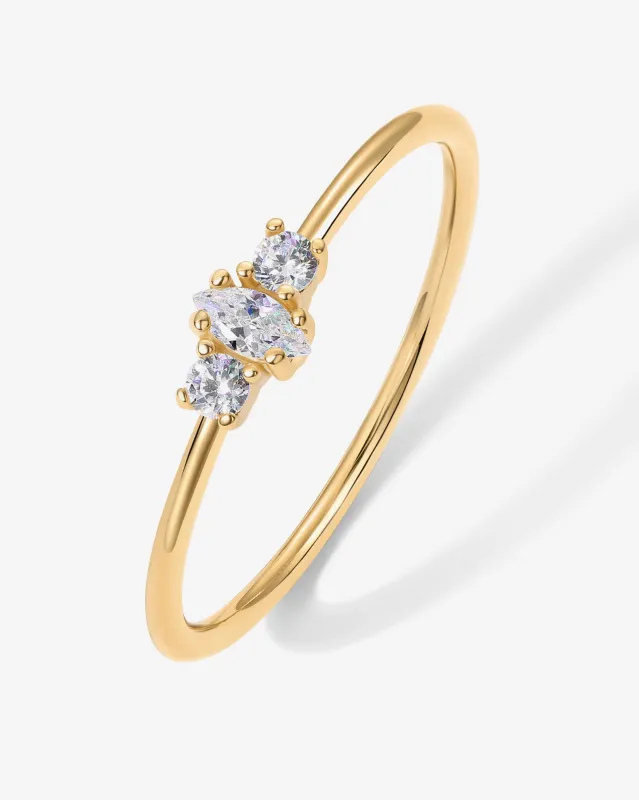 Magnolia Dainty Ring made by PAVOI