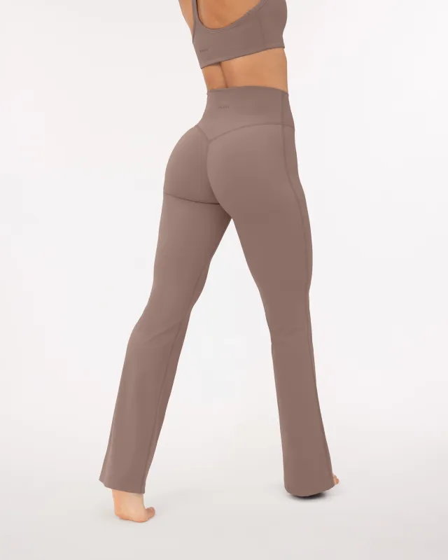 Flexflow Short Length Flared Leggings made by PAVOI