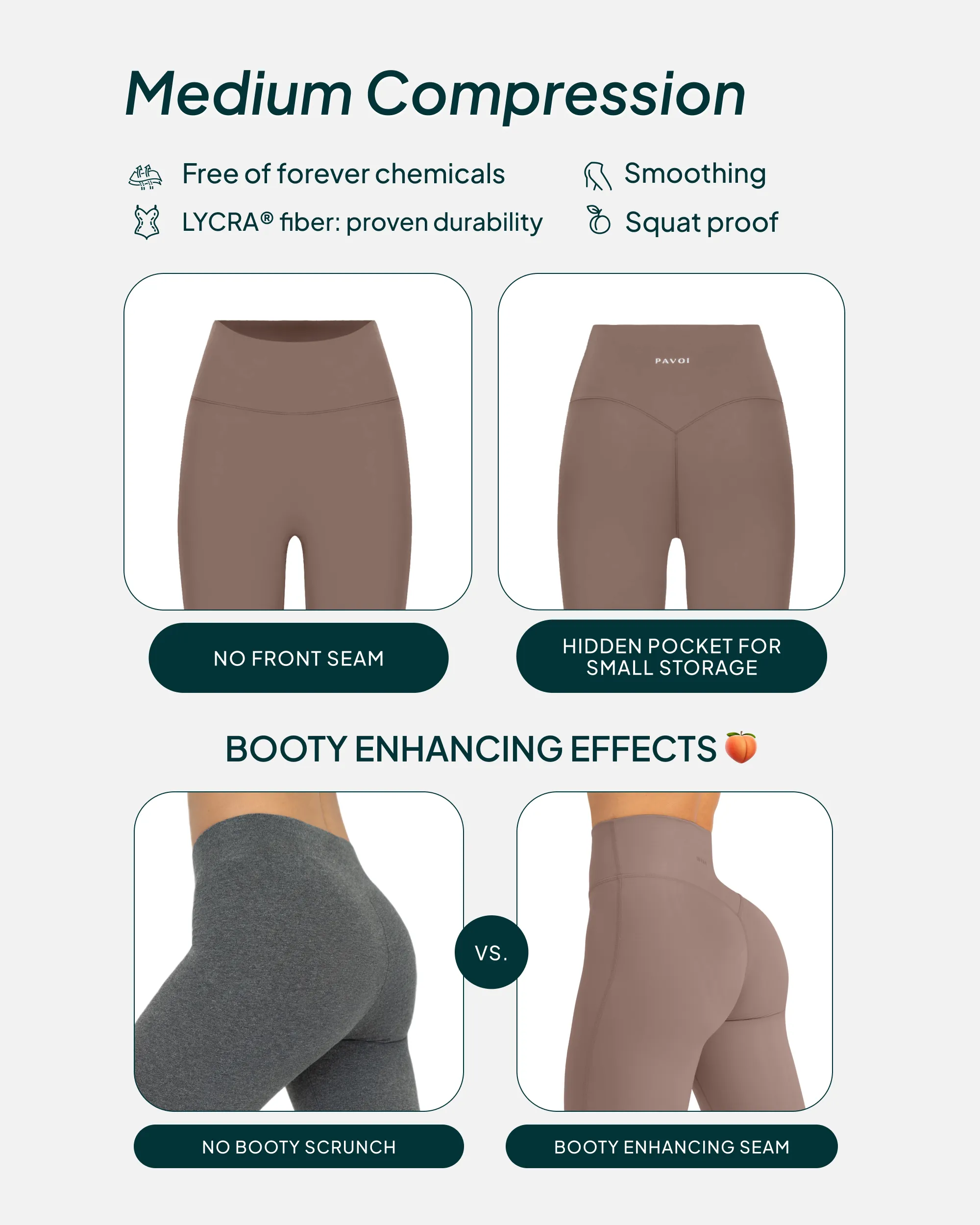 Flexflow Short Length Flared Leggings sold by PAVOI product image thumbnail 5