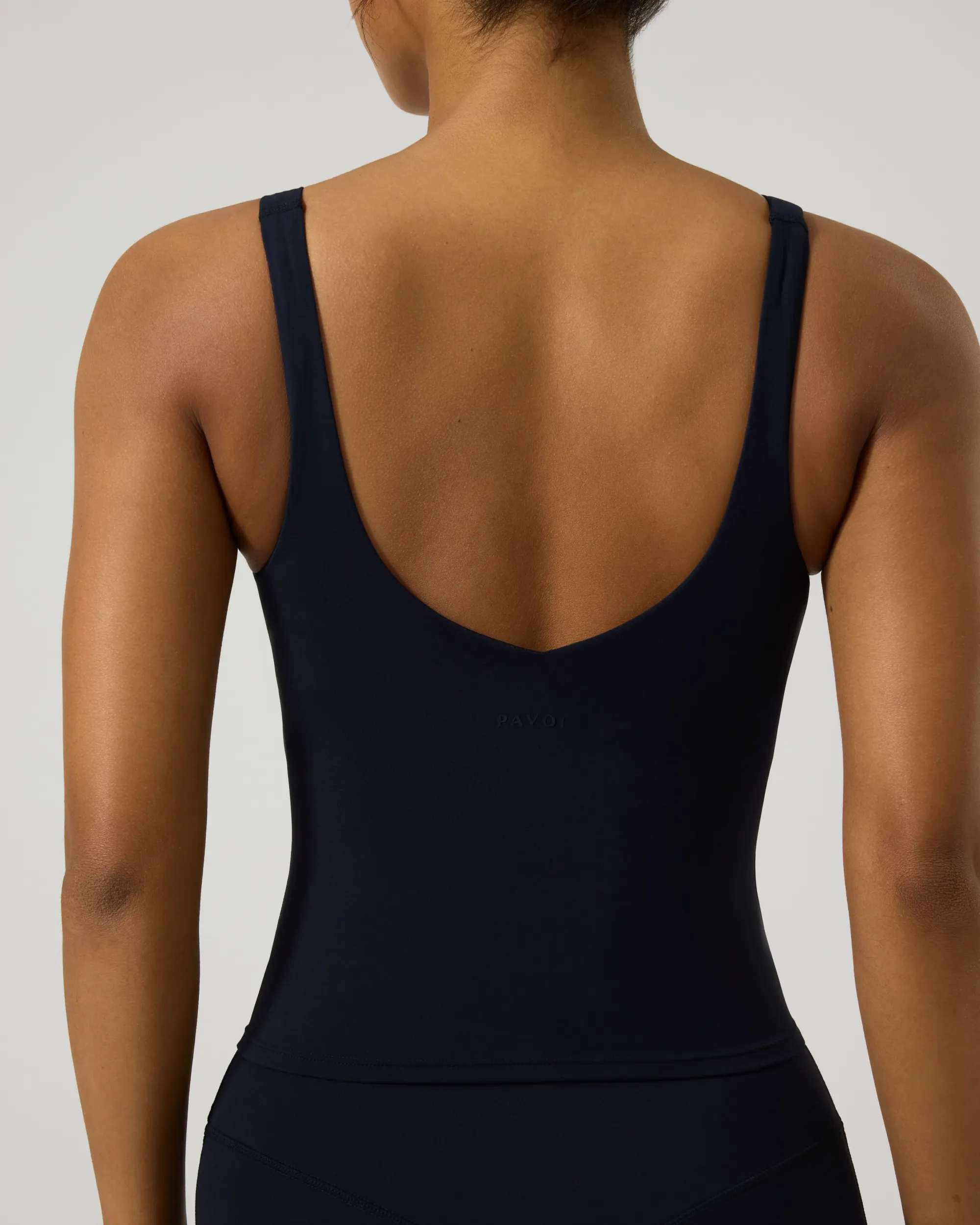 V Neck Tank Top with Shelf Bra sold by PAVOI product image thumbnail 2