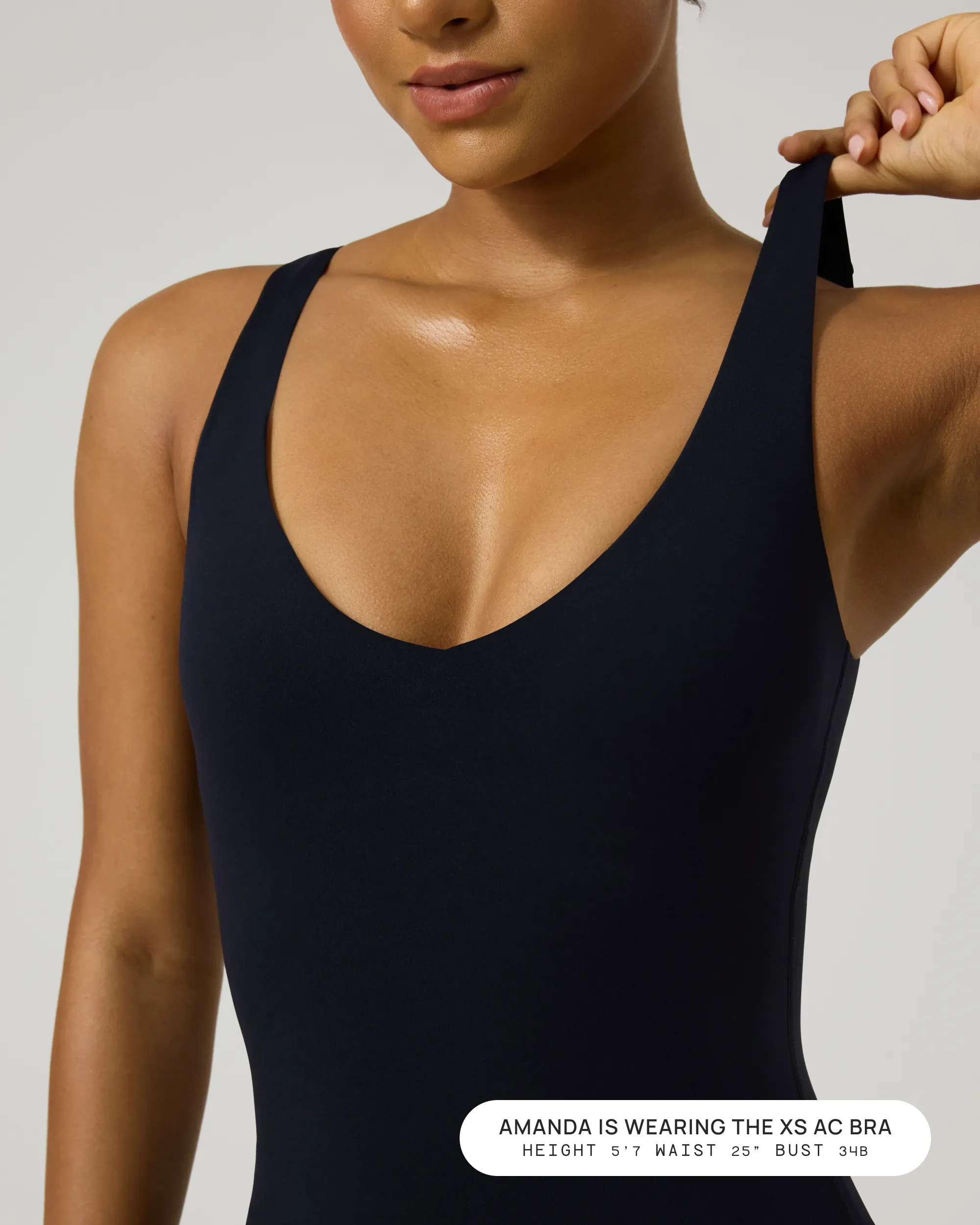 V Neck Tank Top with Shelf Bra sold by PAVOI product image thumbnail 4