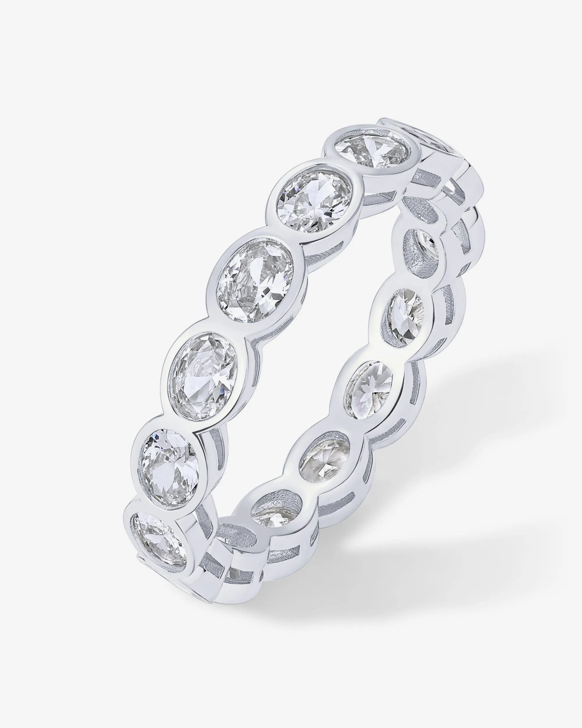 Infinity Oval-Cut Eternity Ring sold by PAVOI product image thumbnail 5