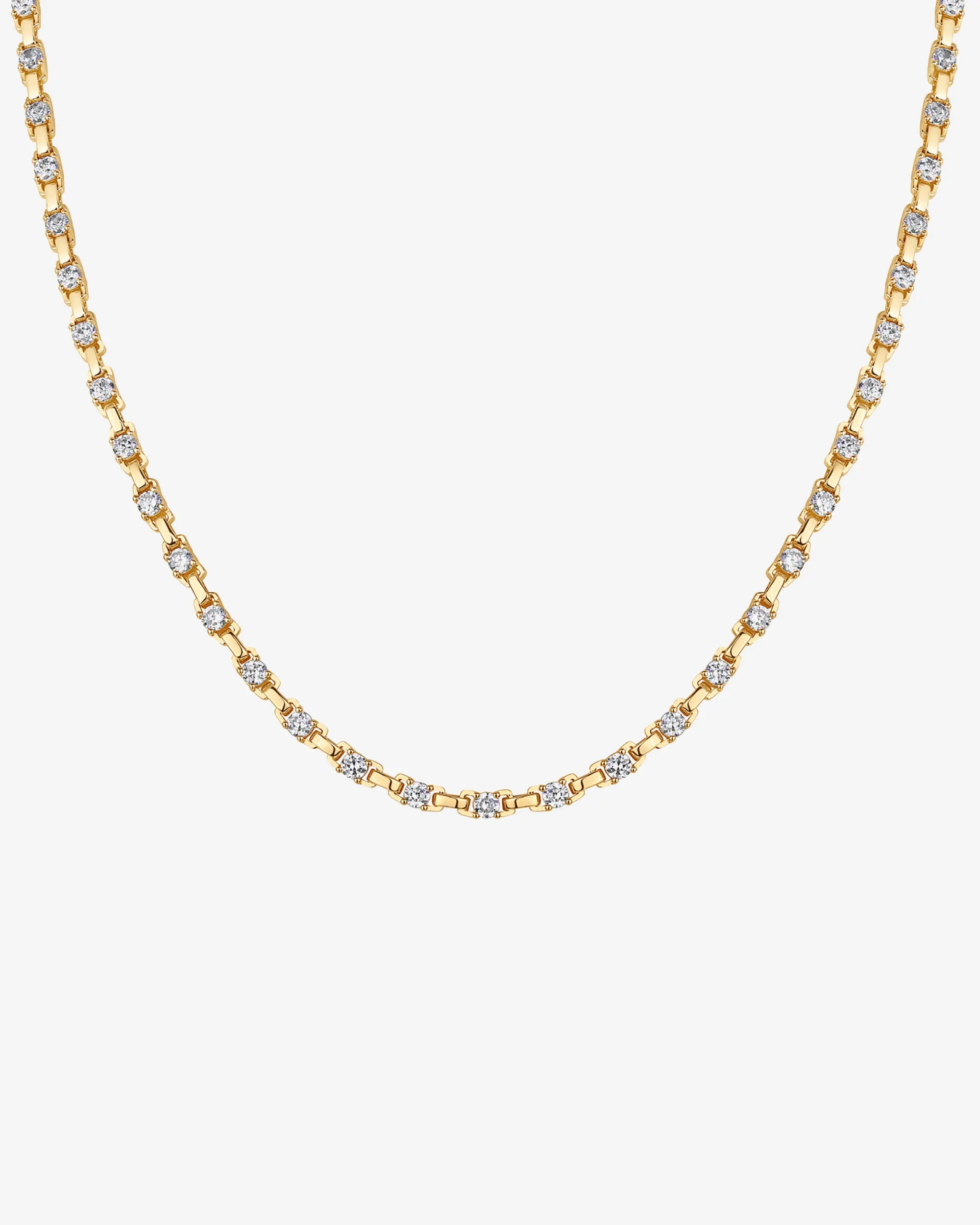 Station Tennis Necklace sold by PAVOI