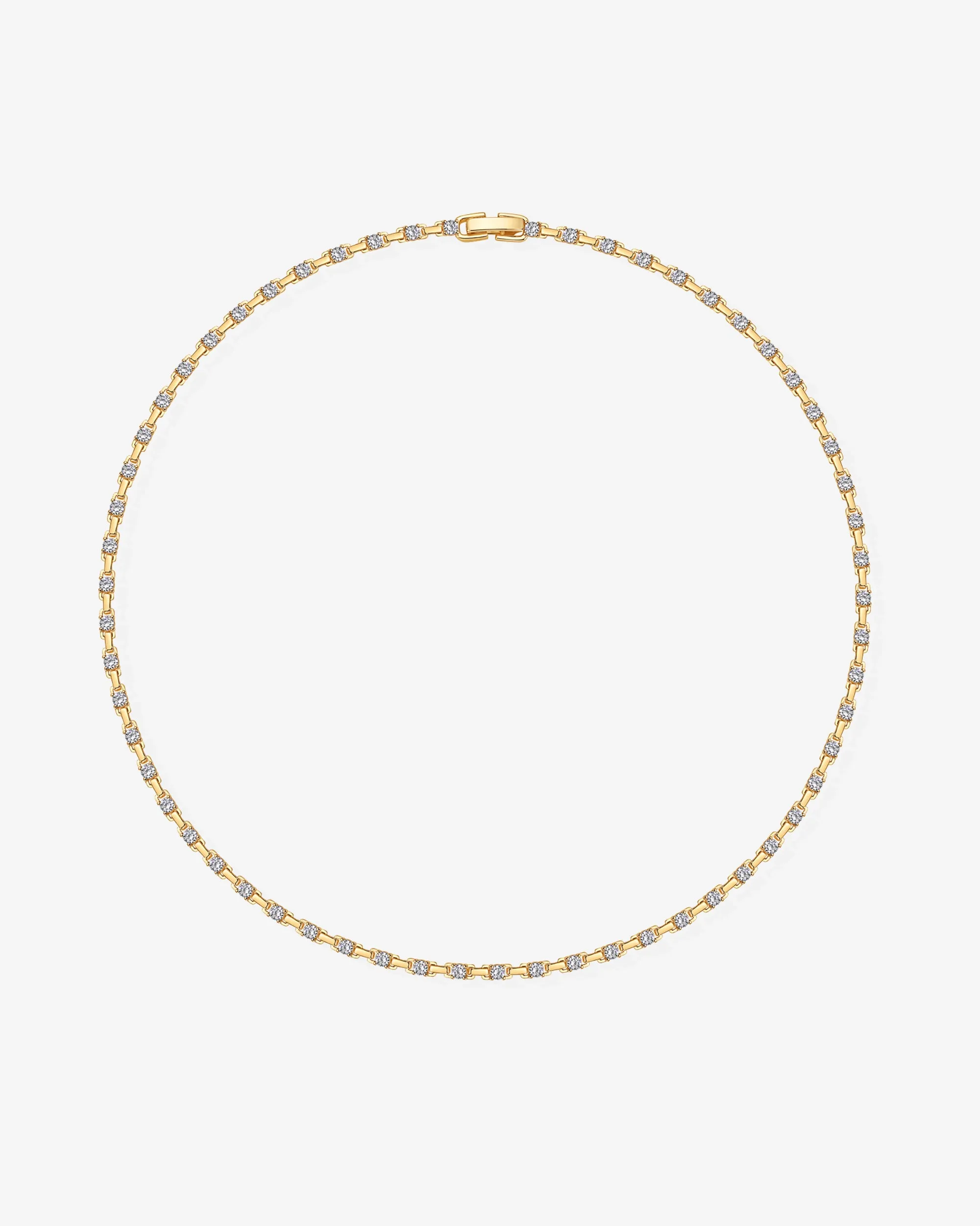 Station Tennis Necklace sold by PAVOI product image thumbnail 3
