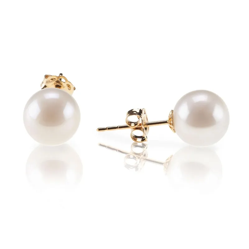 Shell Pearl Studs made by PAVOI