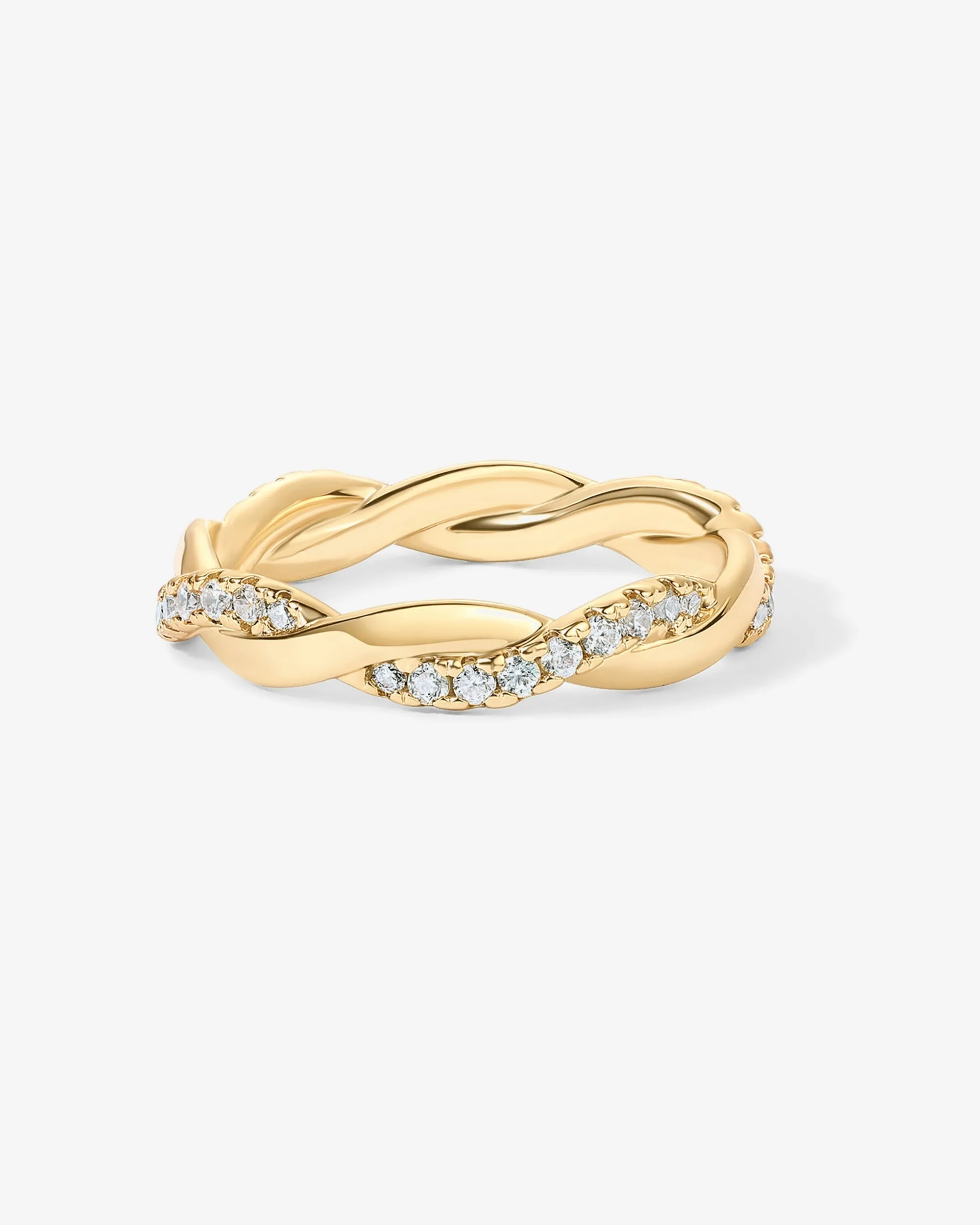 Braided Eternity Pinky Band sold by PAVOI product image thumbnail 5
