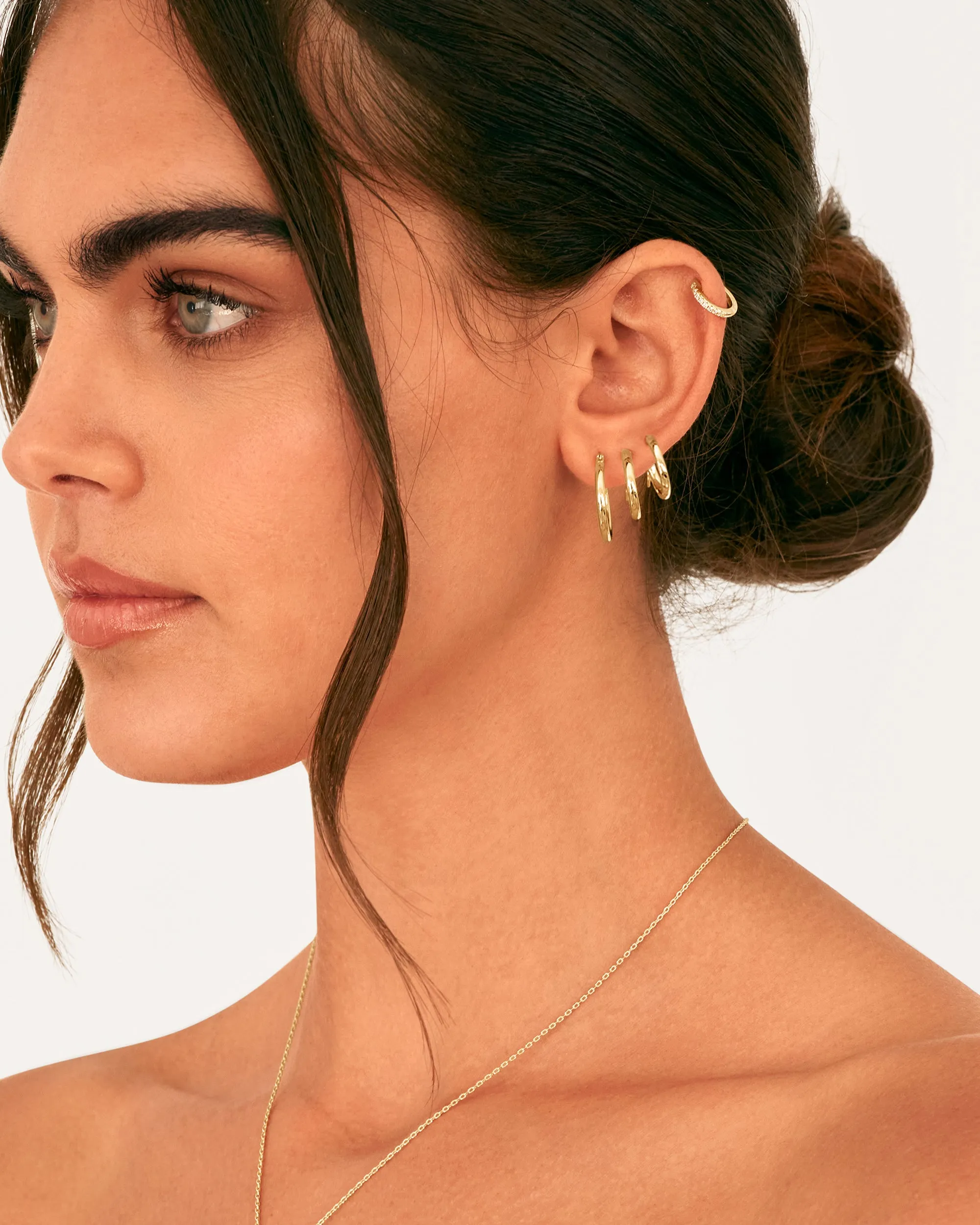 Capri Set Hoop Earrings sold by PAVOI product image thumbnail 2