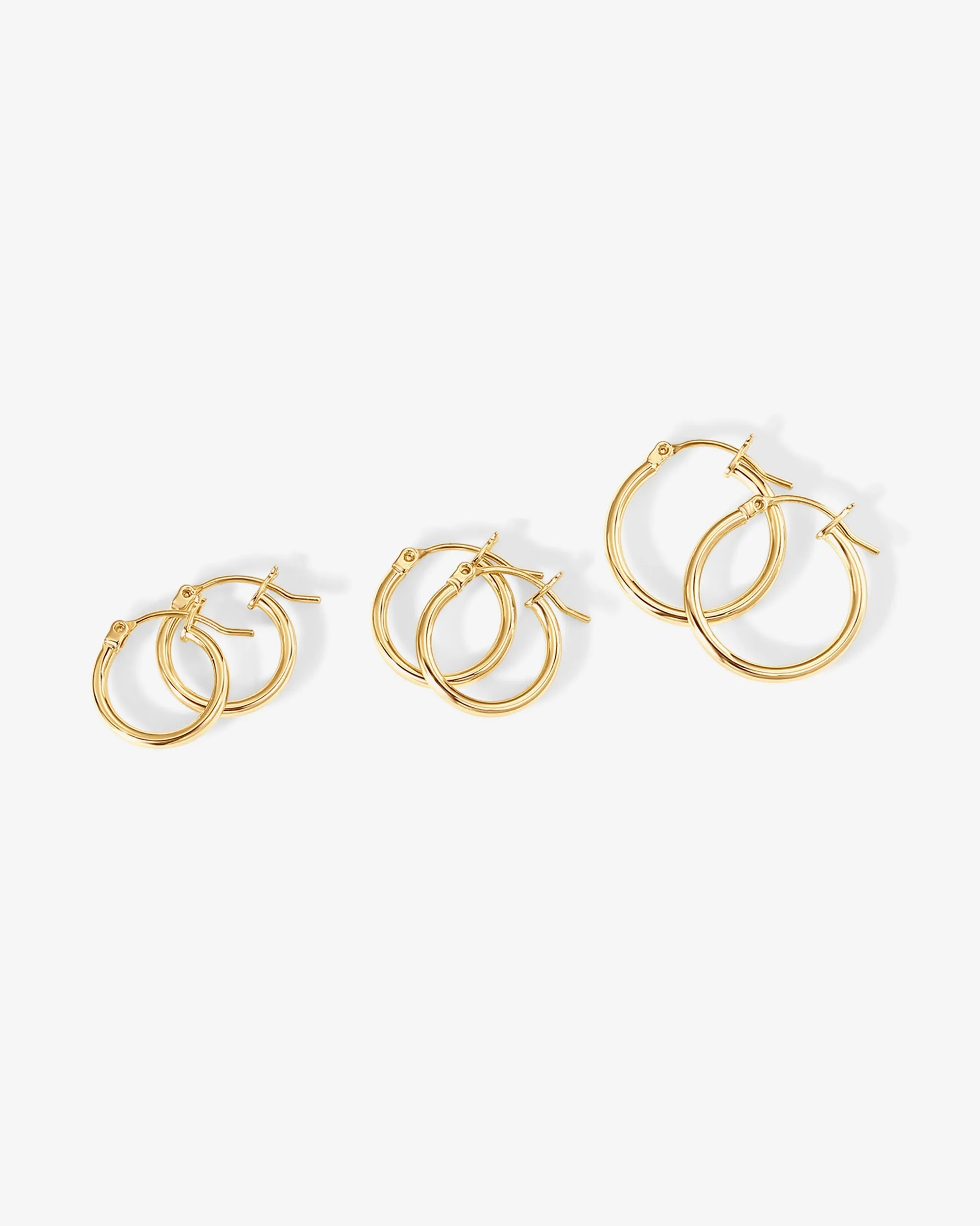 Capri Set Hoop Earrings sold by PAVOI product image thumbnail 4