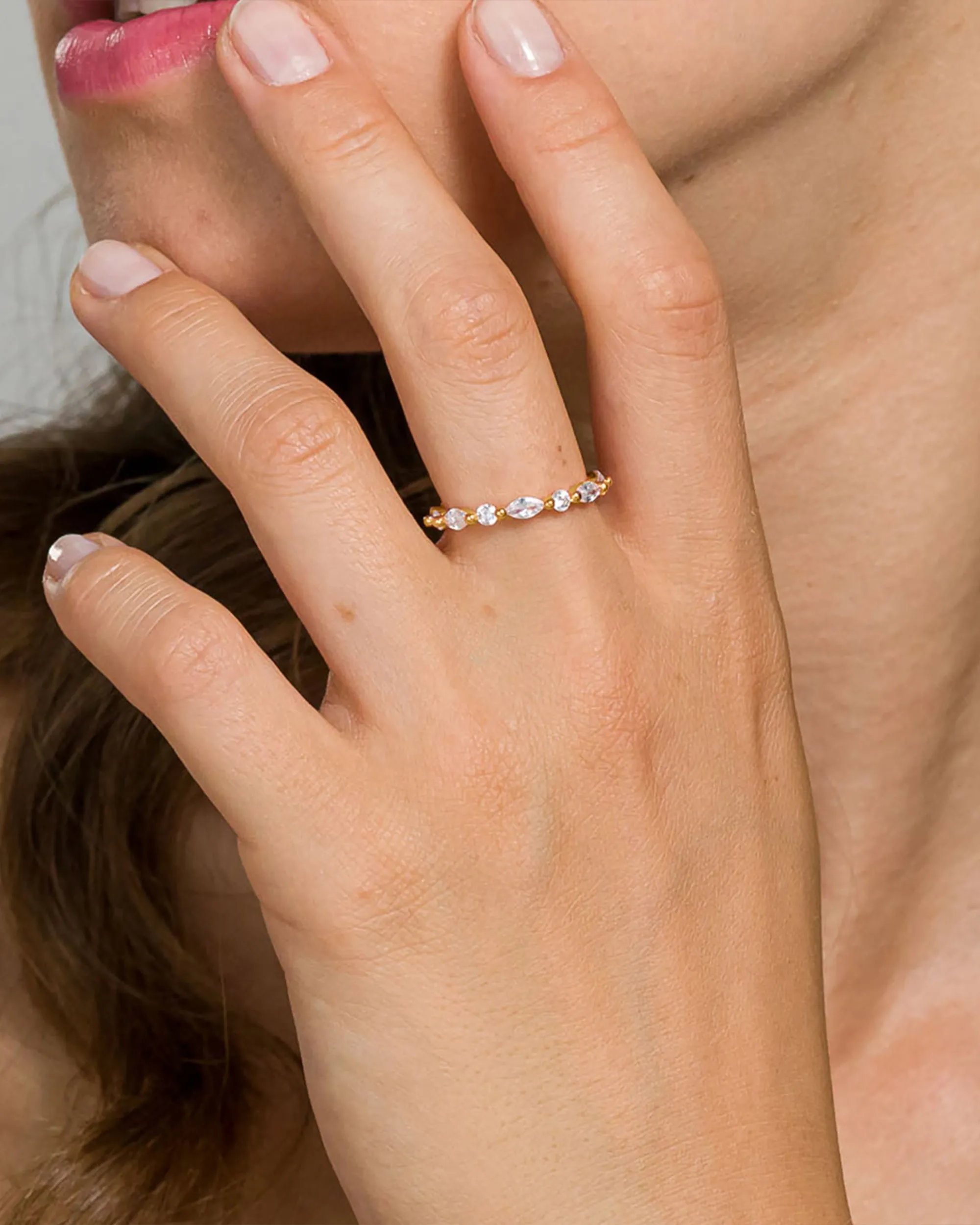 Posy Eternity Ring sold by PAVOI product image thumbnail 2