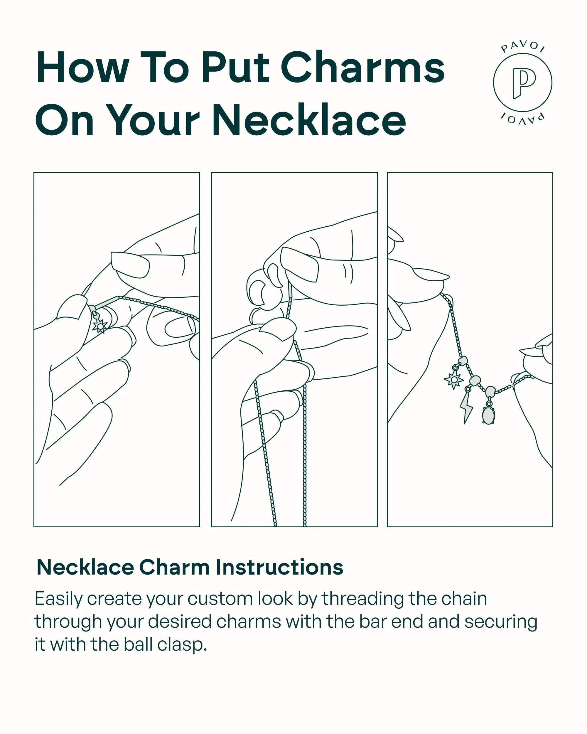 Mama Charm Necklace sold by PAVOI product image thumbnail 4