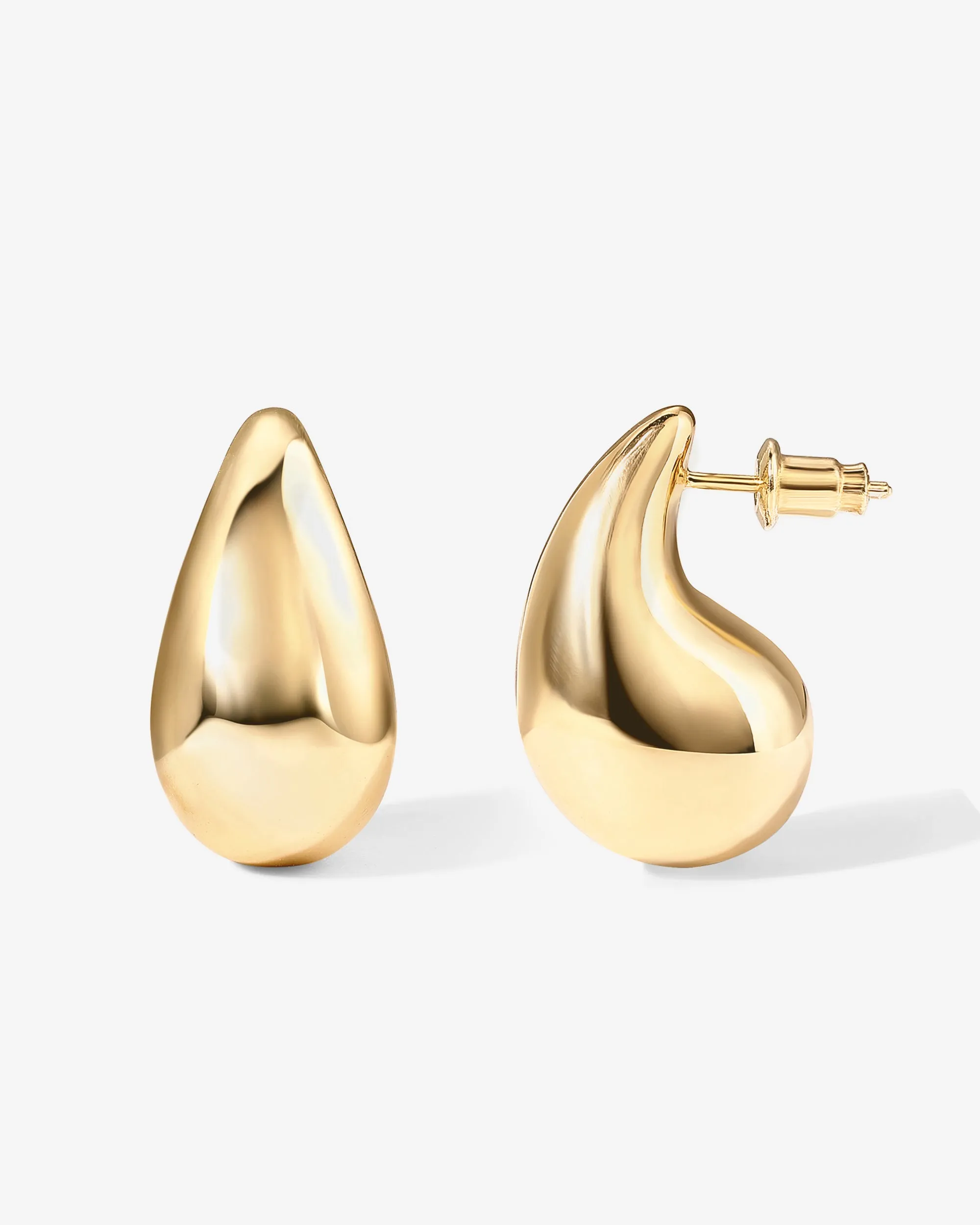 Chunky Teardrop Hoop Earrings sold by PAVOI