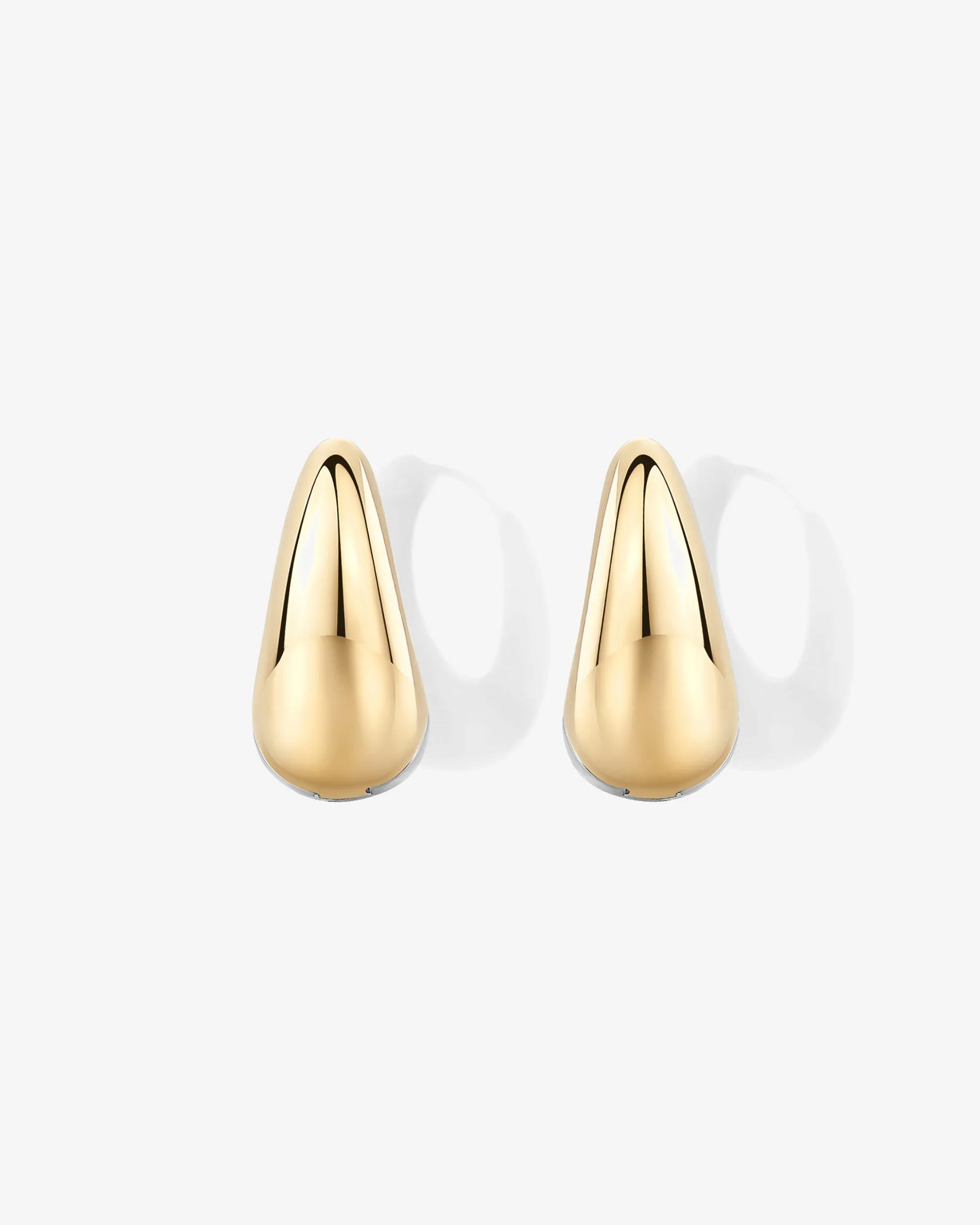 Waterproof Reversible Two Tone Hoop Earrings sold by PAVOI product image thumbnail 5