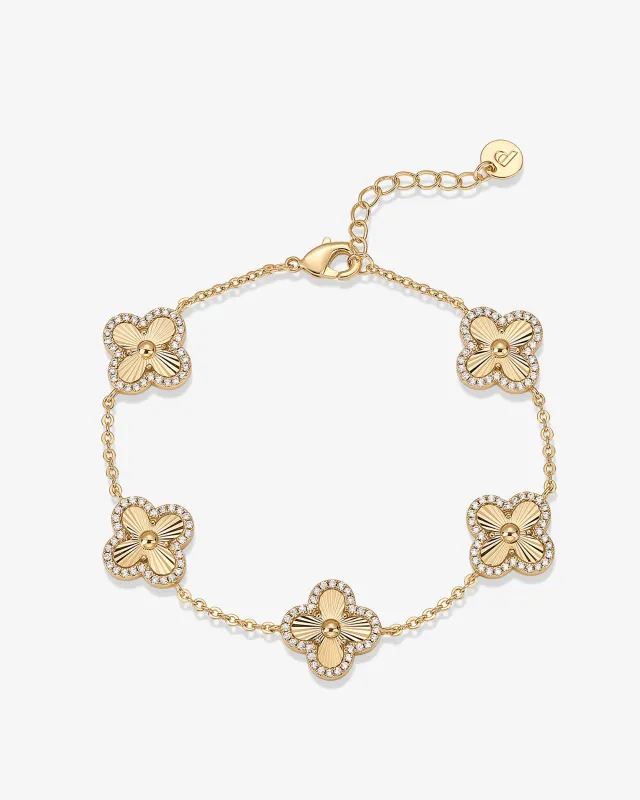 Clover Station Bracelet made by PAVOI