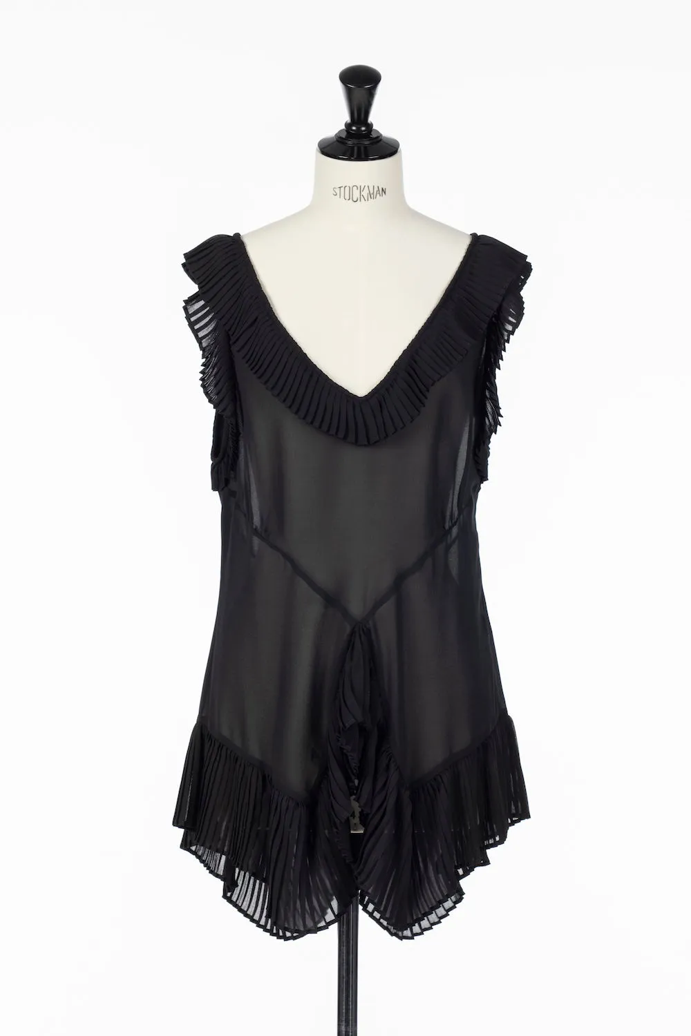 PLEATED SHEER TOP sold by Fetico product image thumbnail 4