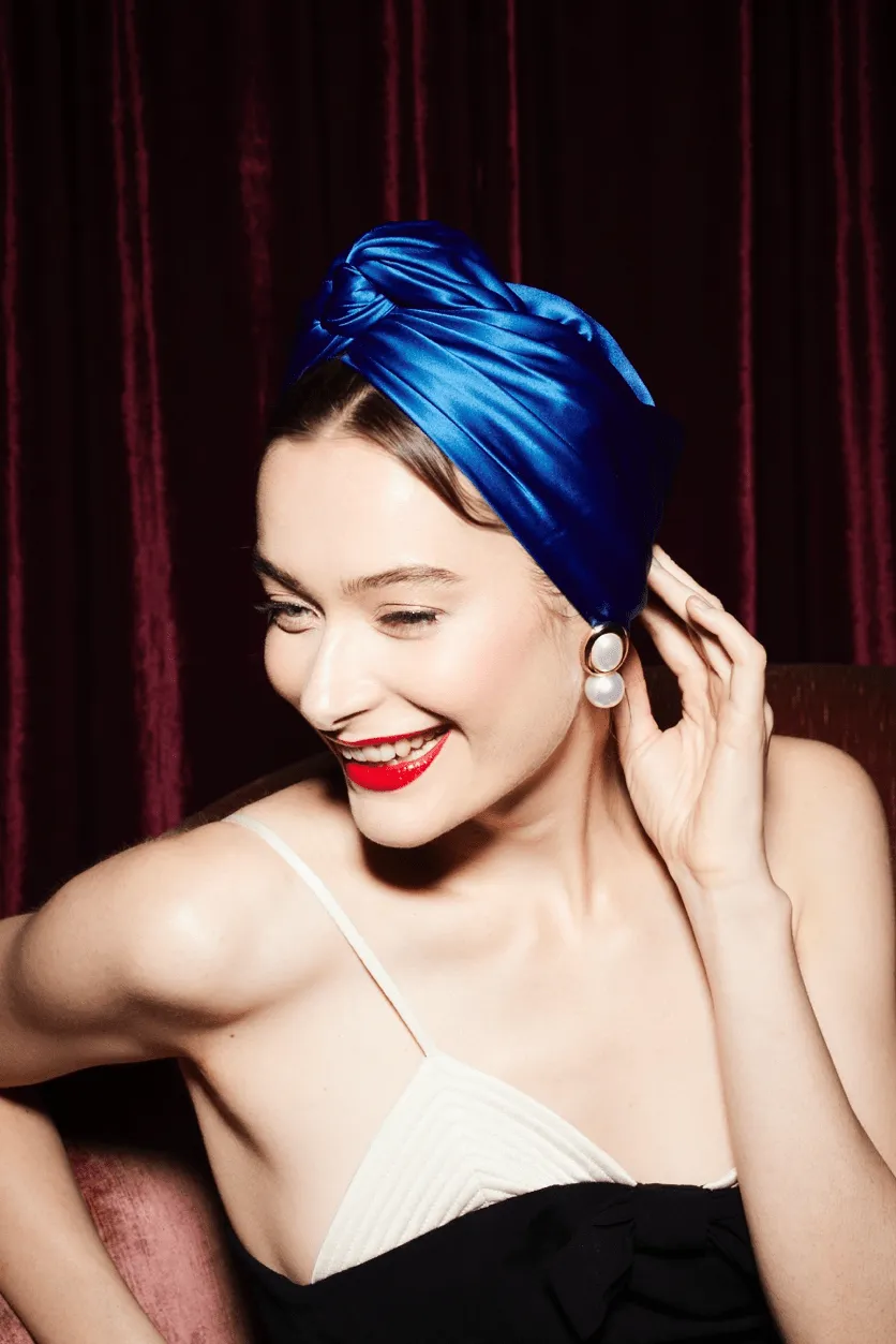 TURBAN CUBAINE SOIE - ELECTRIQUE sold by Indira de paris product image thumbnail 2