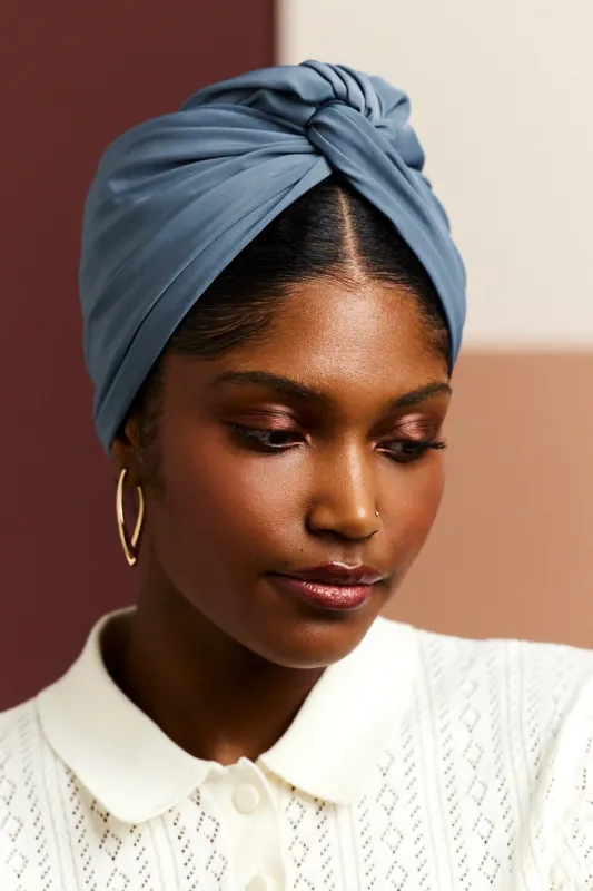 TURBAN CUBAINE CIEL made by Indira de paris