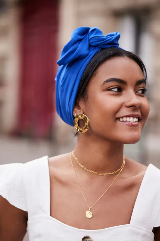 TURBAN CUBAINE MAJORELLE made by Indira de paris