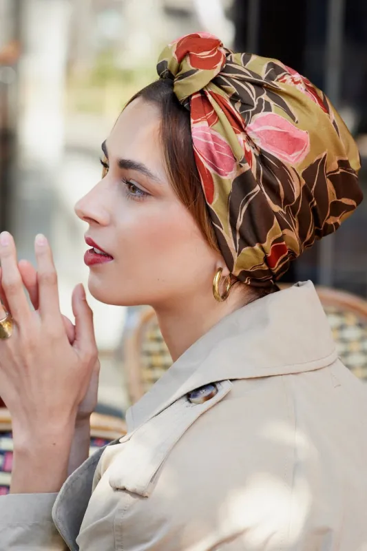 TURBAN PARISIENNE ZAHARA made by Indira de paris
