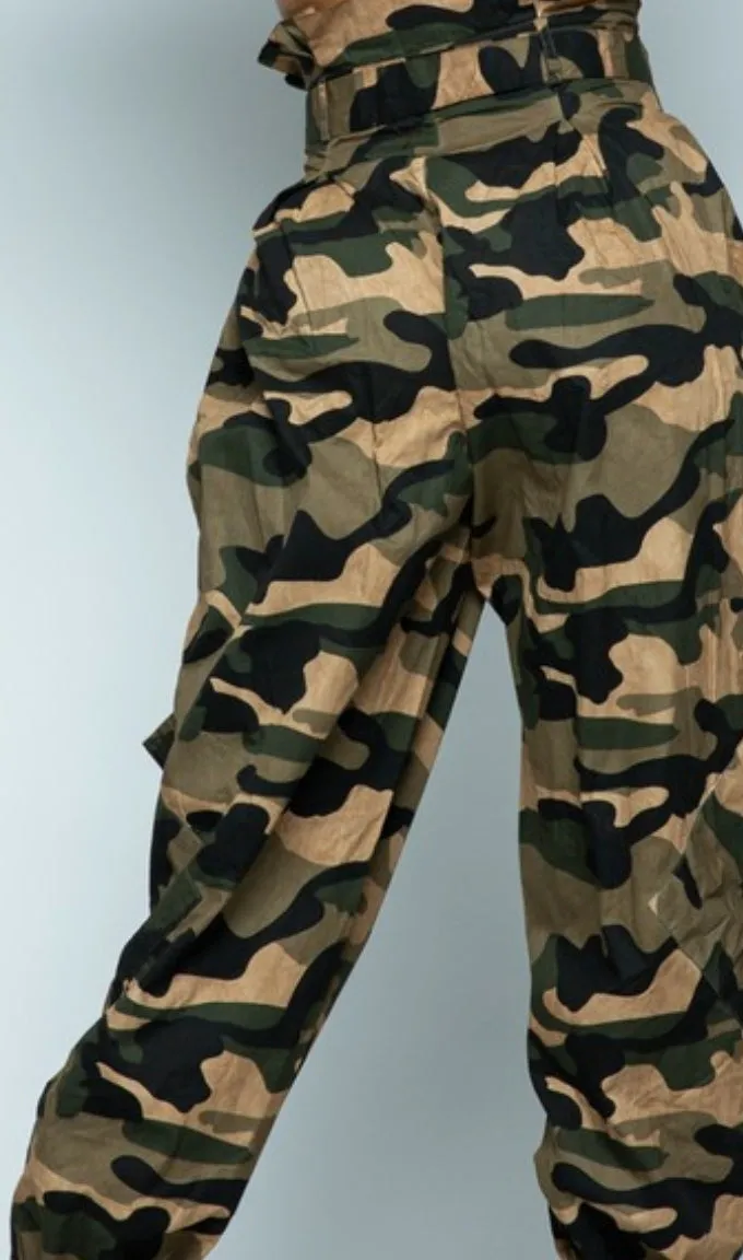 Army Girl paper bag pants sold by The Modish Box product image thumbnail 3