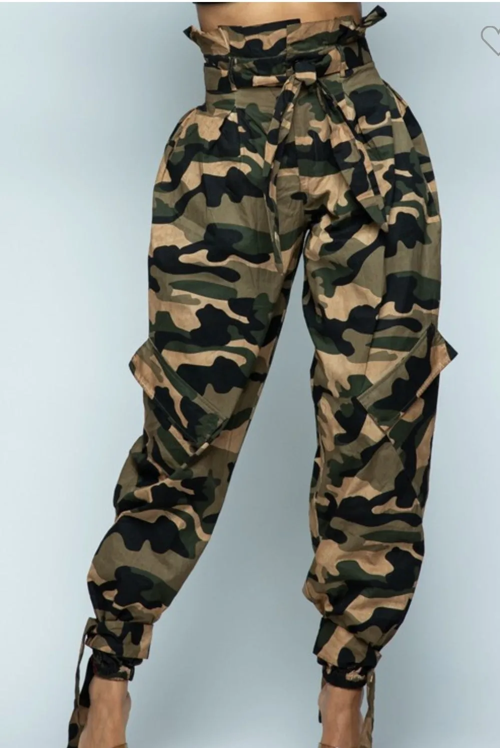 Army Girl paper bag pants sold by The Modish Box product image thumbnail 4