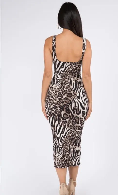 Cheetah Print Maxi sold by The Modish Box