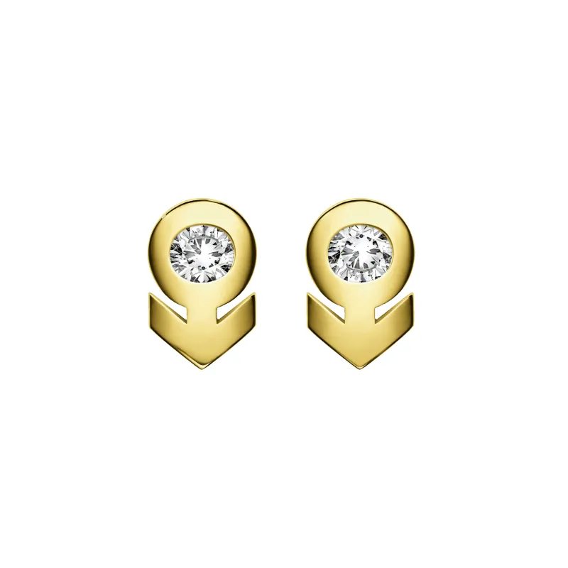 ♂Studs Earring with Stone sold by Homer