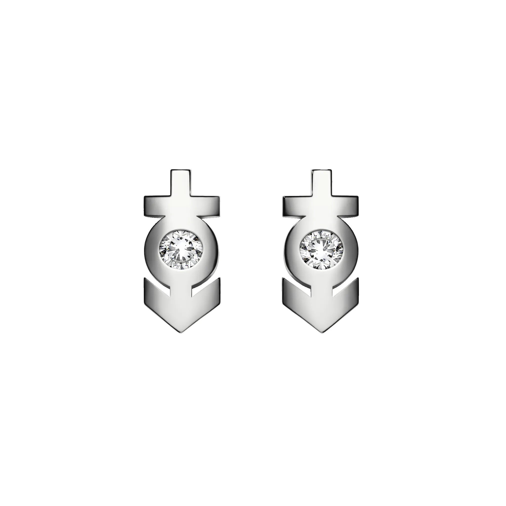 ⚥ Studs Earring with Stone sold by Homer
