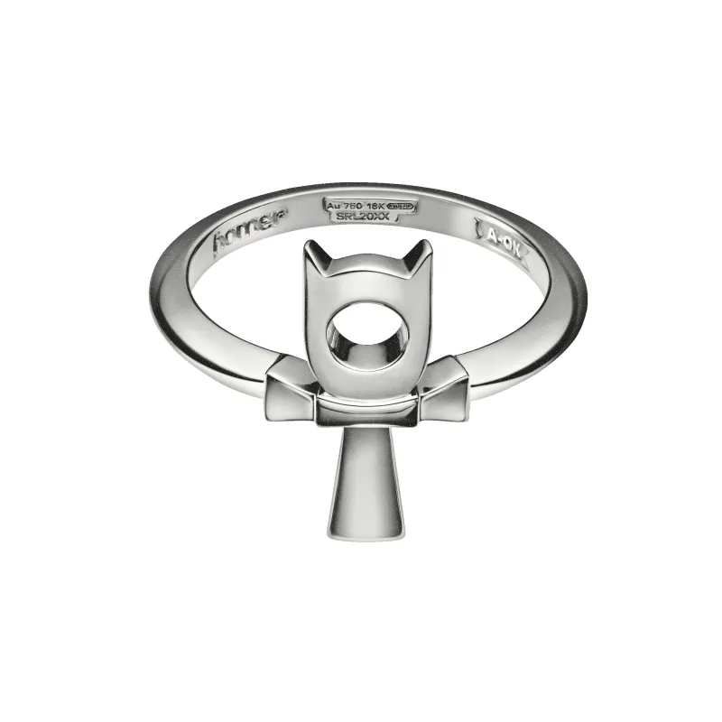 Horned Ankh Ring made by Homer