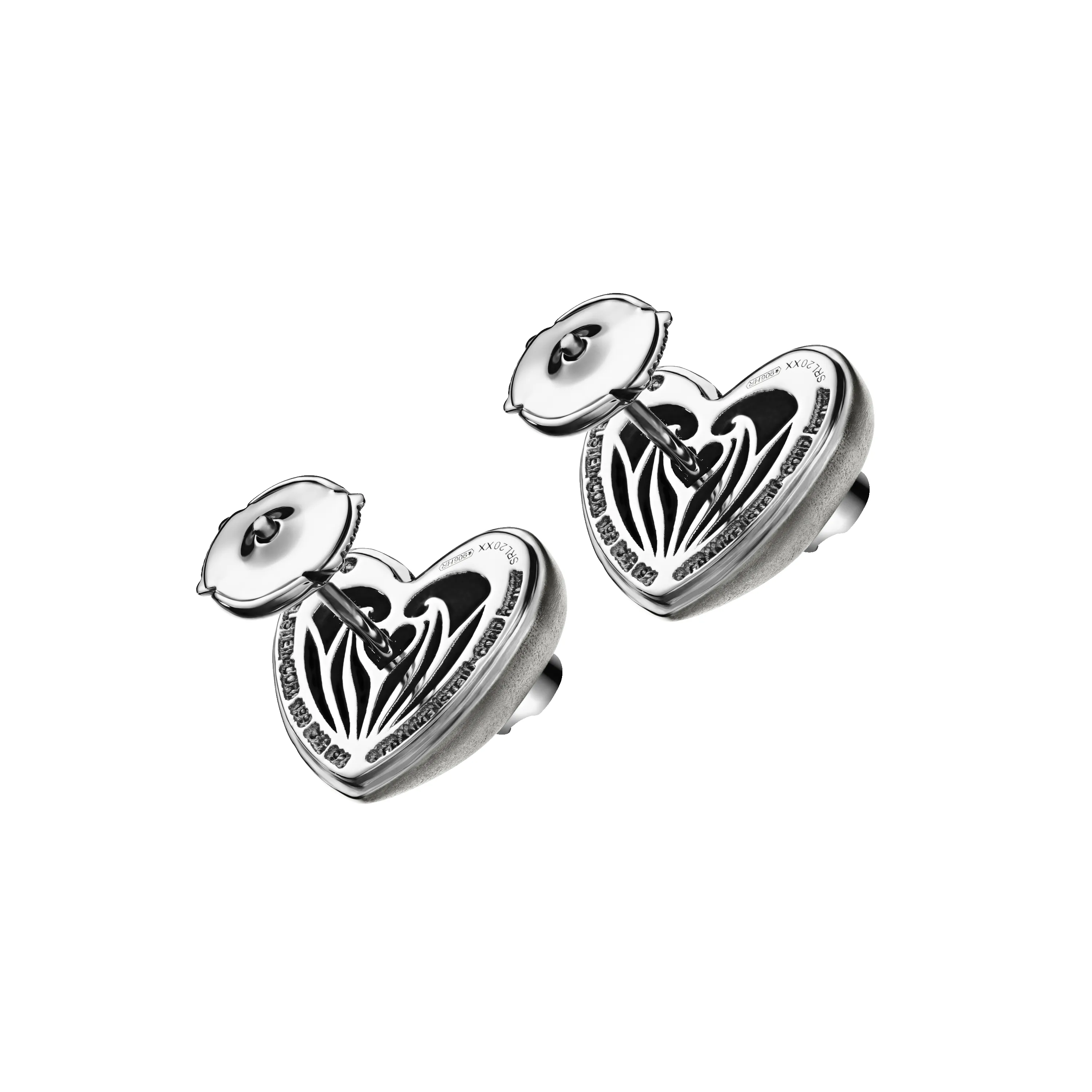 Heart Studs with Screw sold by Homer product image thumbnail 2