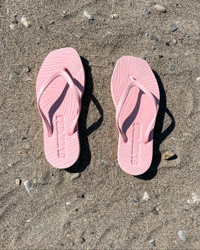 SLEEPERS TAPERED FLIP FLOPS PINK SORBET sold by JAN 'N JUNE