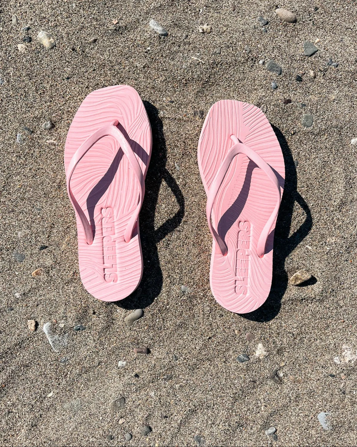 SLEEPERS TAPERED FLIP FLOPS PINK SORBET sold by JAN 'N JUNE
