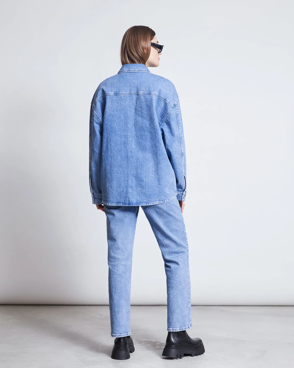 DENIM SHIRT SOLACE LIGHT BLUE sold by JAN 'N JUNE product image thumbnail 4