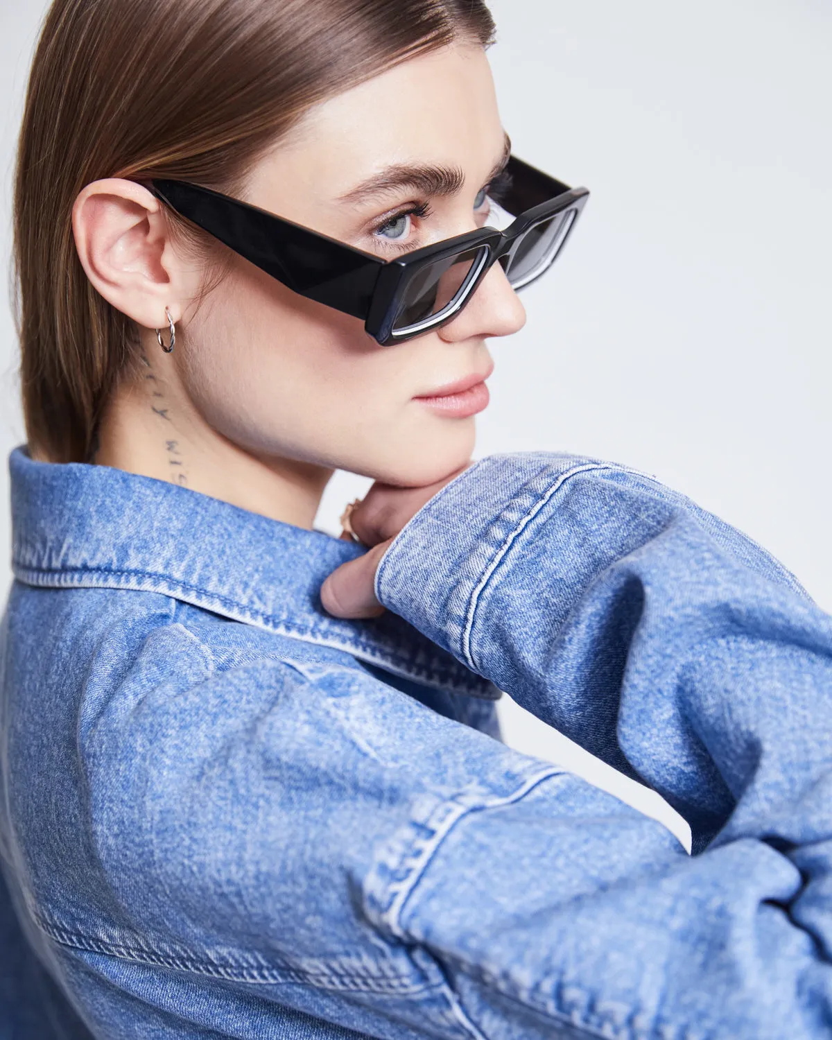 DENIM SHIRT SOLACE LIGHT BLUE sold by JAN 'N JUNE product image thumbnail 5